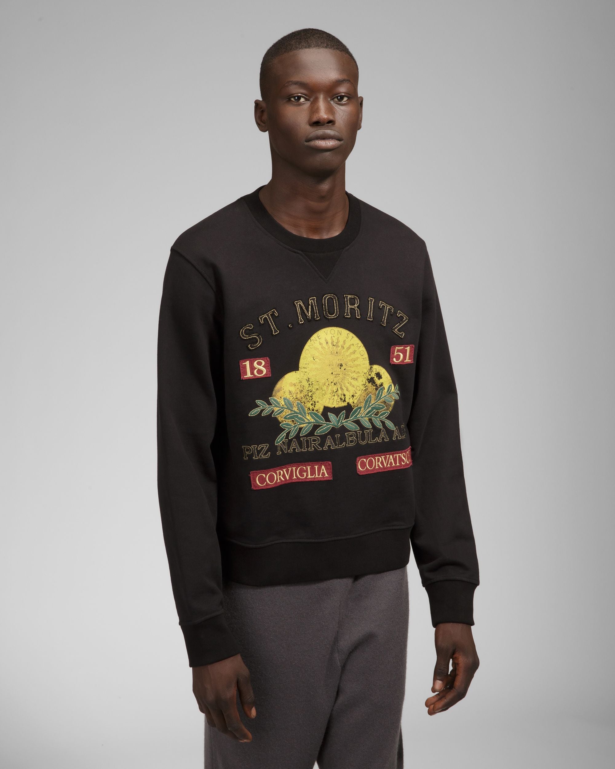 Sweatshirt St Moritz Baumwoll-Sweatshirt In Schwarz - Herren - Bally - 02