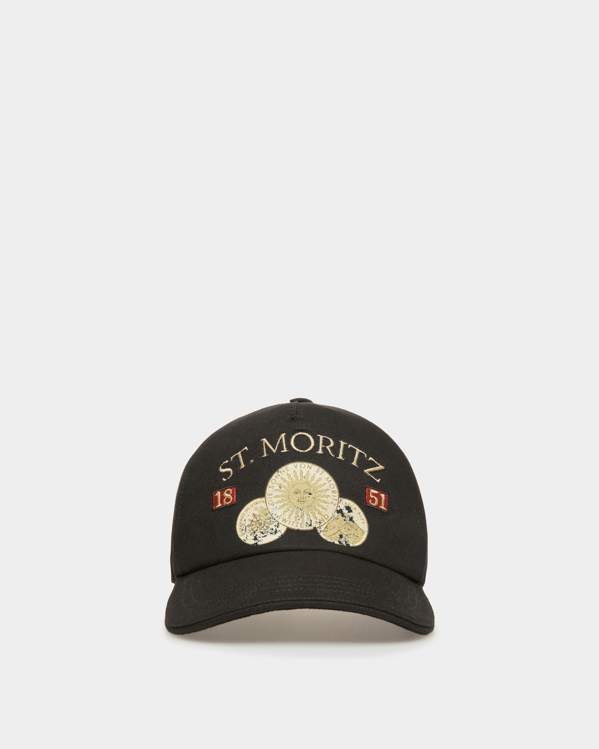 Basecap St Moritz In Schwarz - Herren - Bally - 01