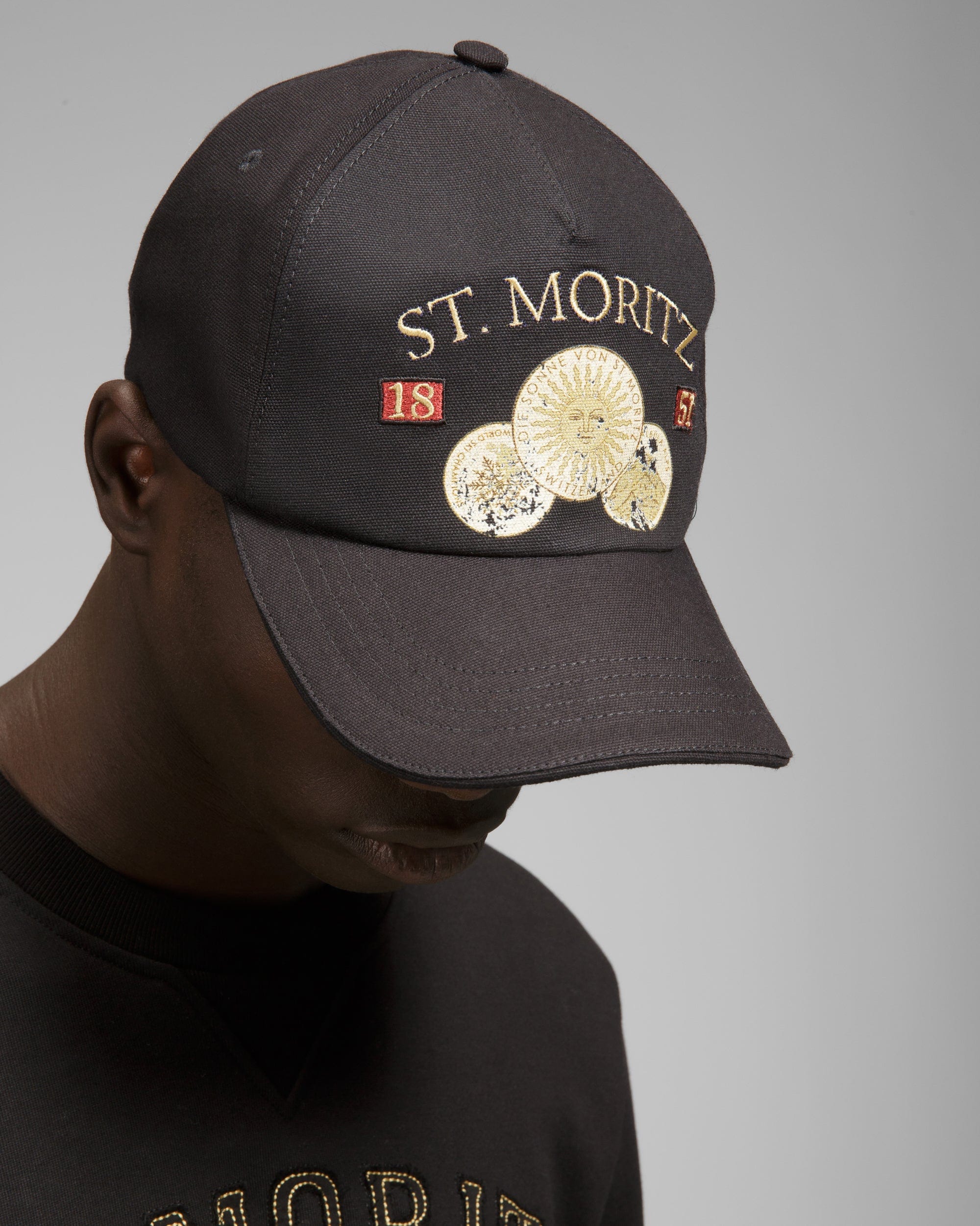 Basecap St Moritz In Schwarz - Herren - Bally - 02
