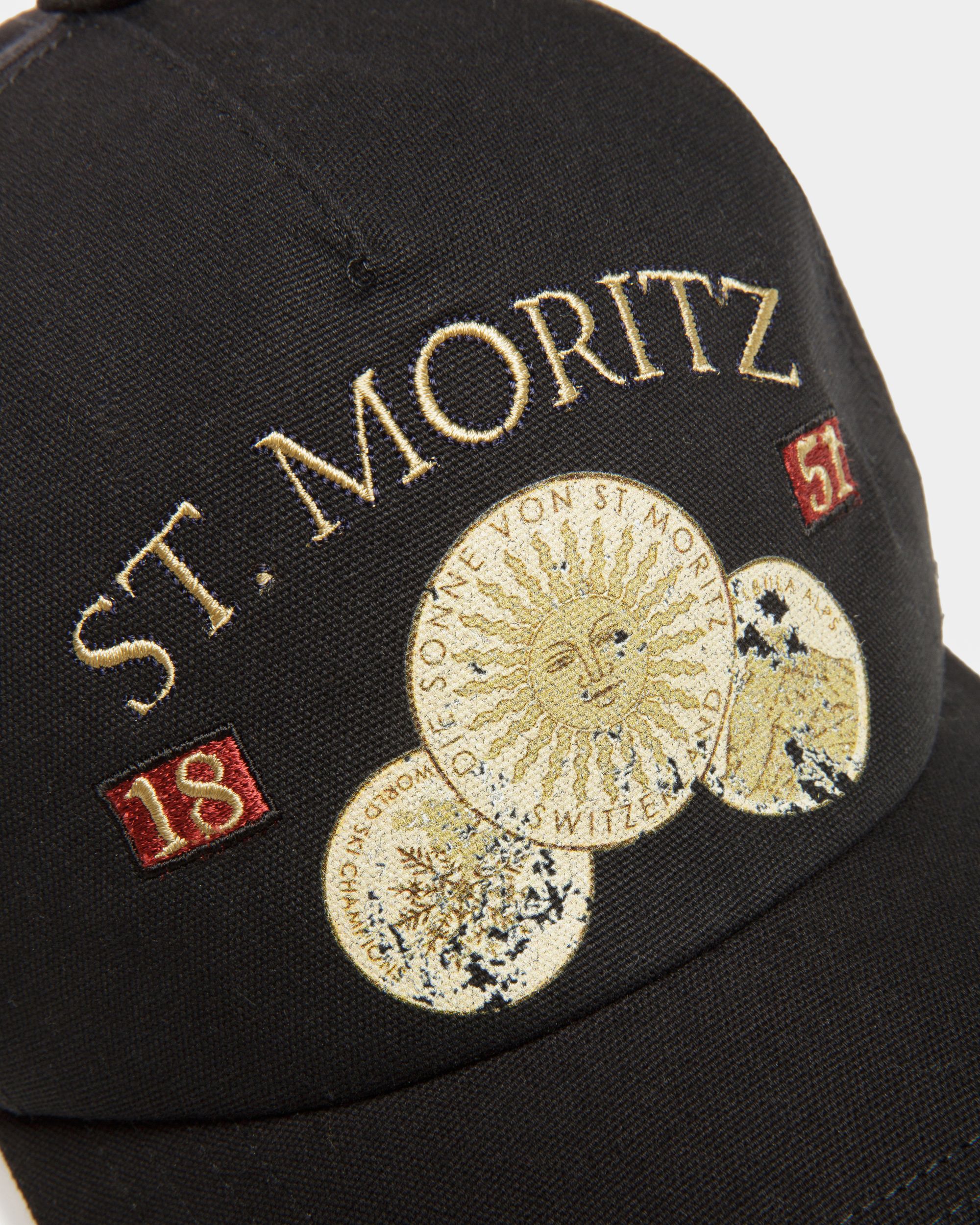 Basecap St Moritz In Schwarz - Herren - Bally - 04