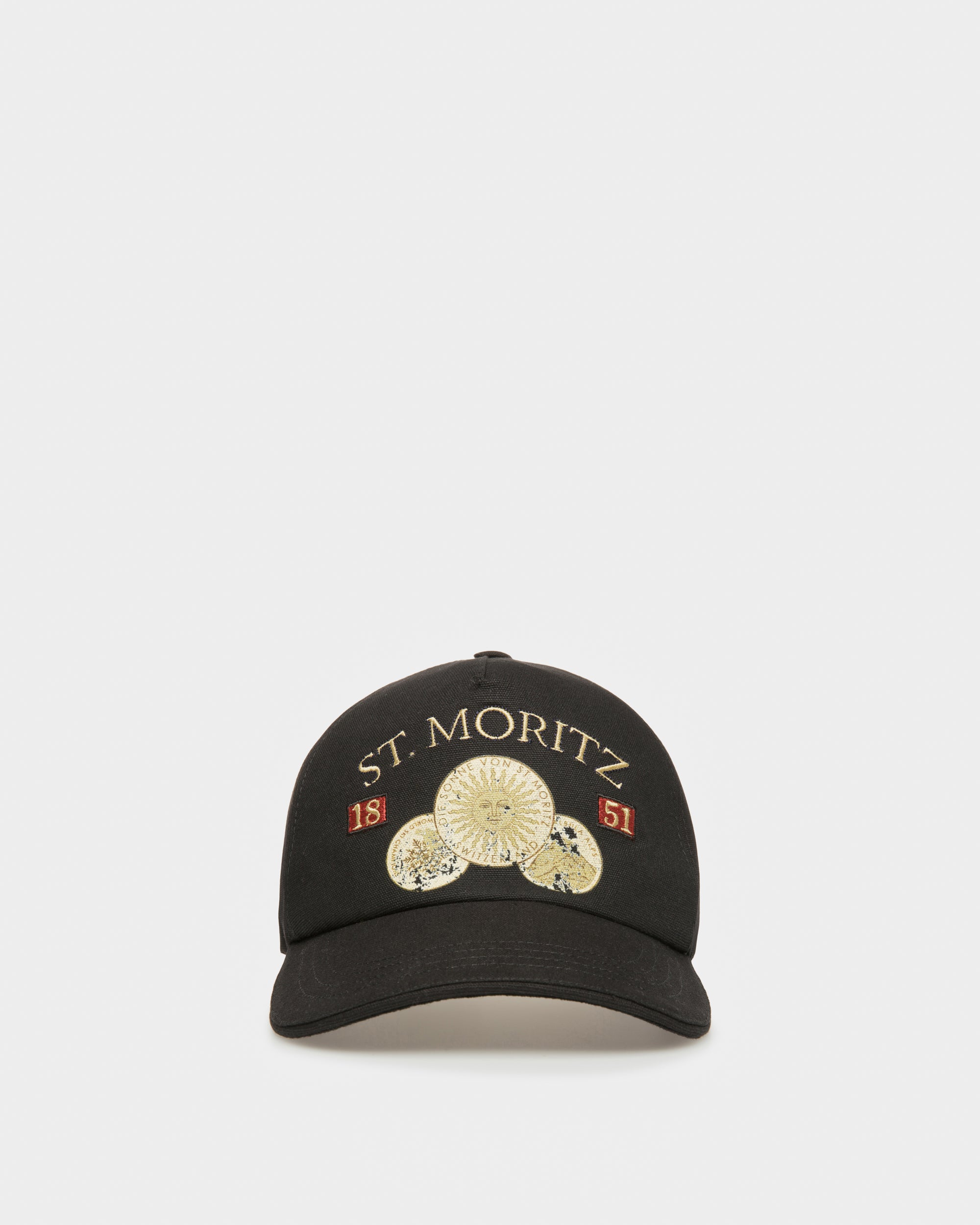 Basecap St Moritz In Schwarz - Herren - Bally - 05