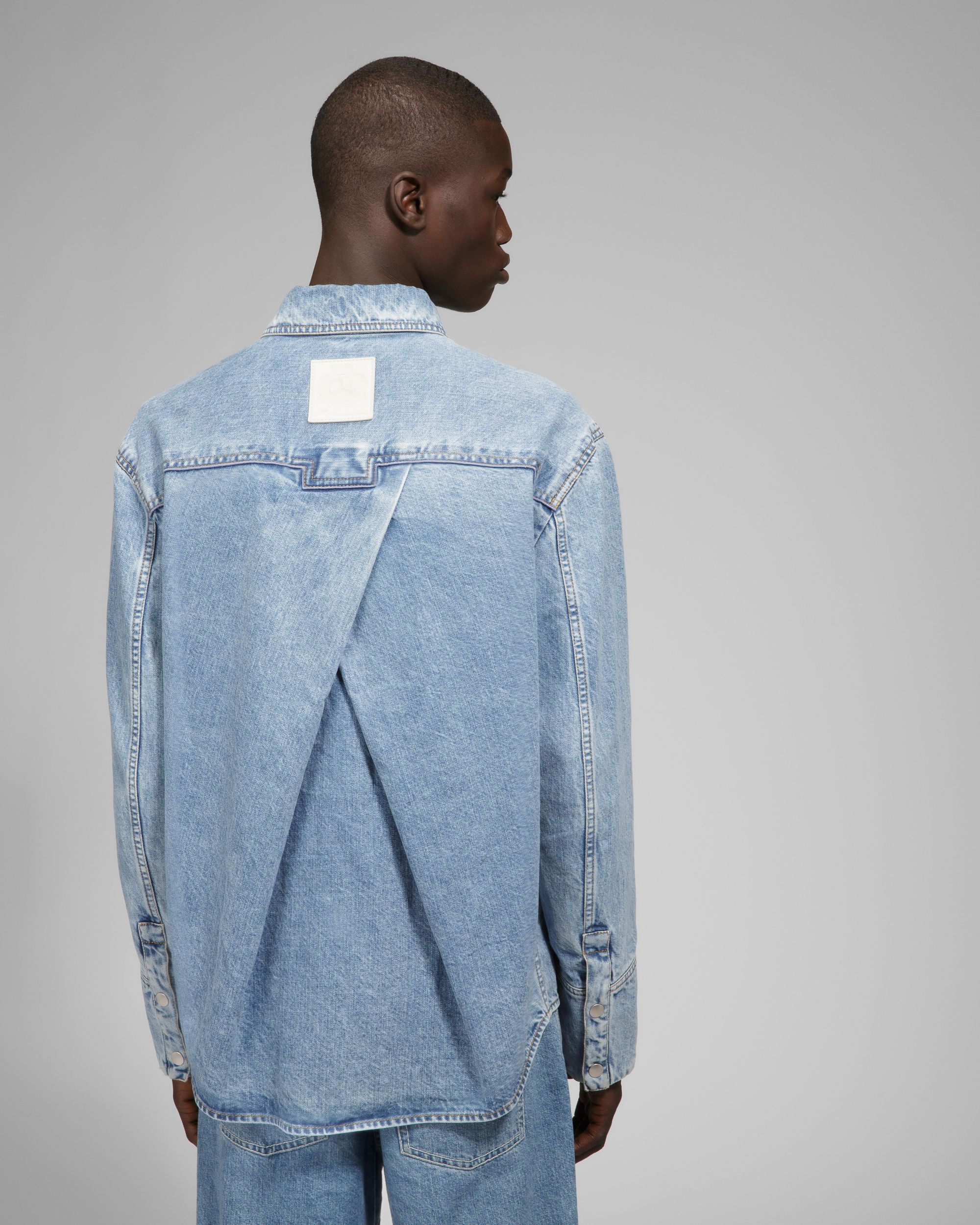 Baumwollhemd Baumwollhemd In Denimblau - Herren - Bally - 05