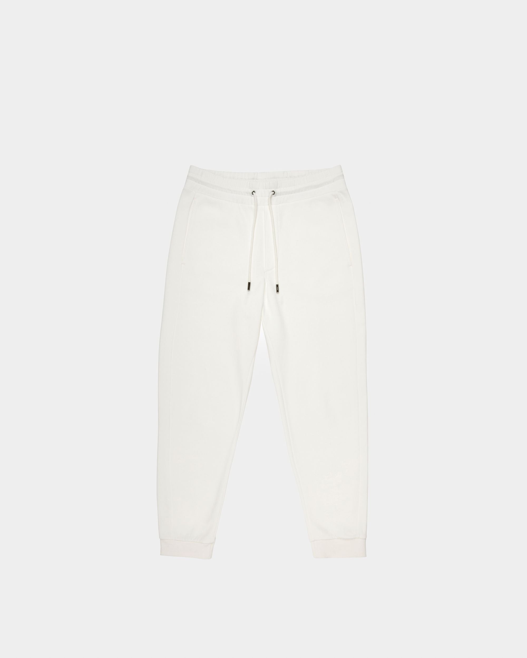 Tiger Joggers Jogginghose Aus Elfenbeinfarbener Bio-Baumwolle - Herren - Bally - 01