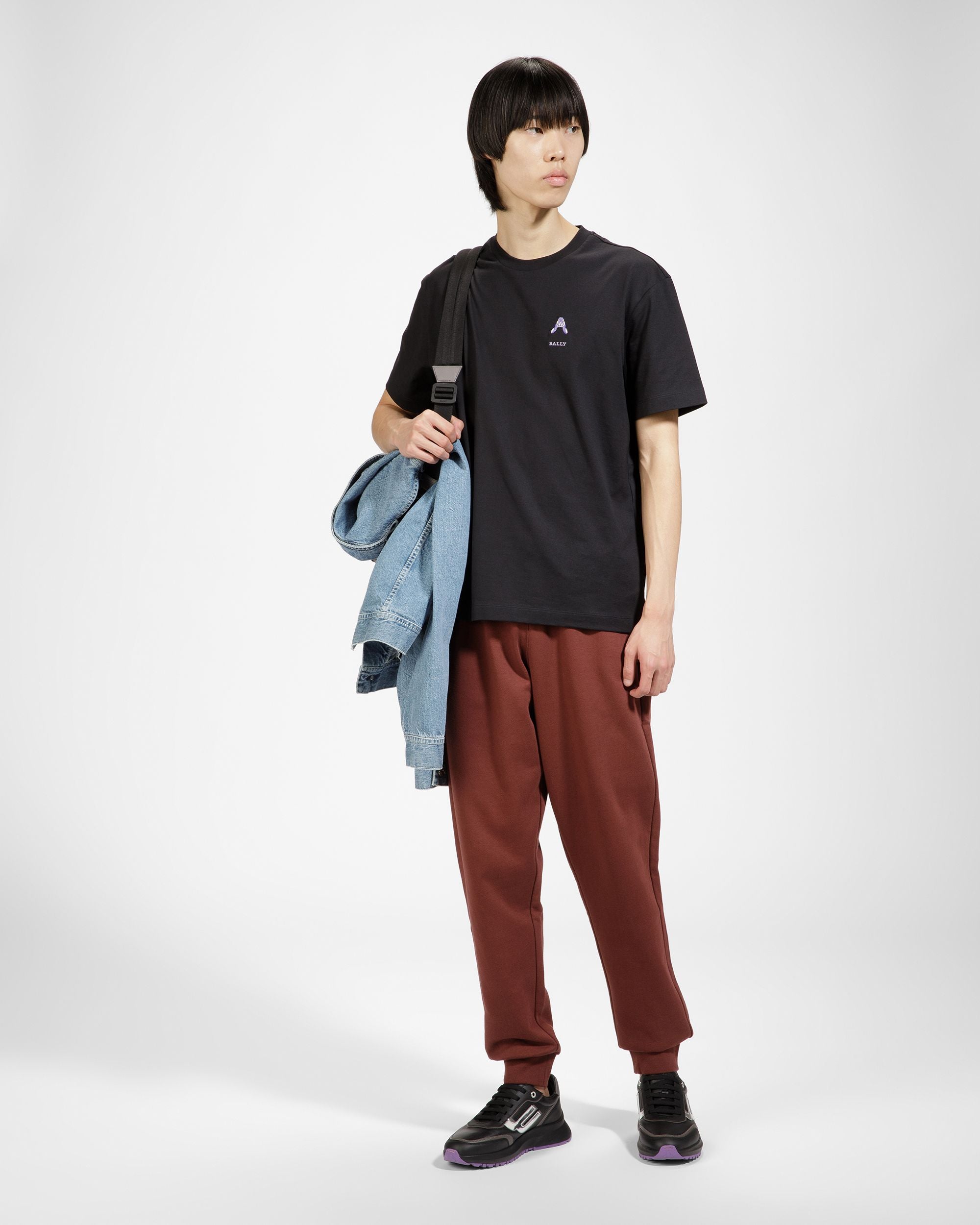 Sweathose Mit Kaninchen-Logo Hose Aus Baumwollmischung In Heritage-Rot - Herren - Bally - 04