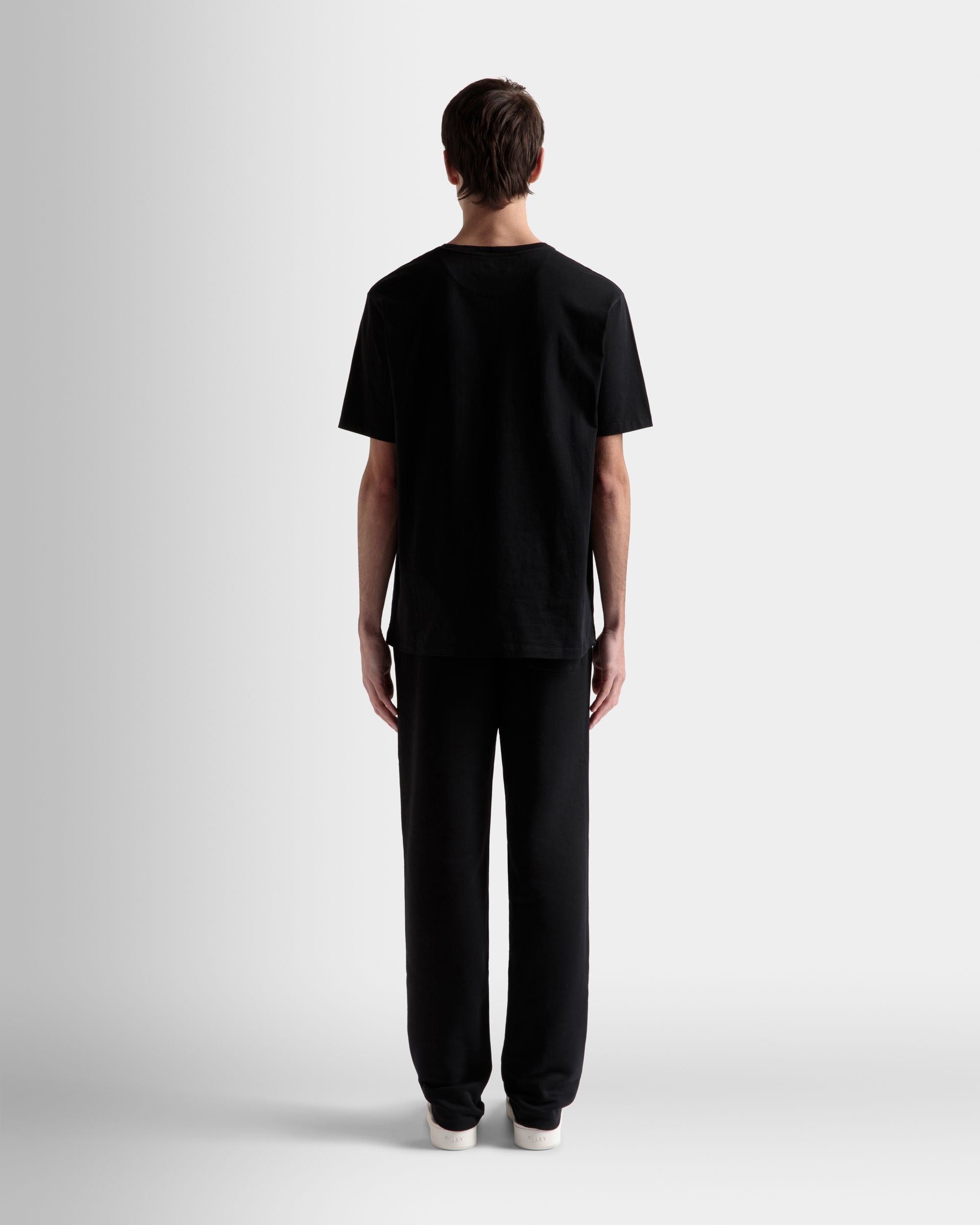 T-Shirt Aus Baumwolle In Schwarz - Herren - Bally - 06