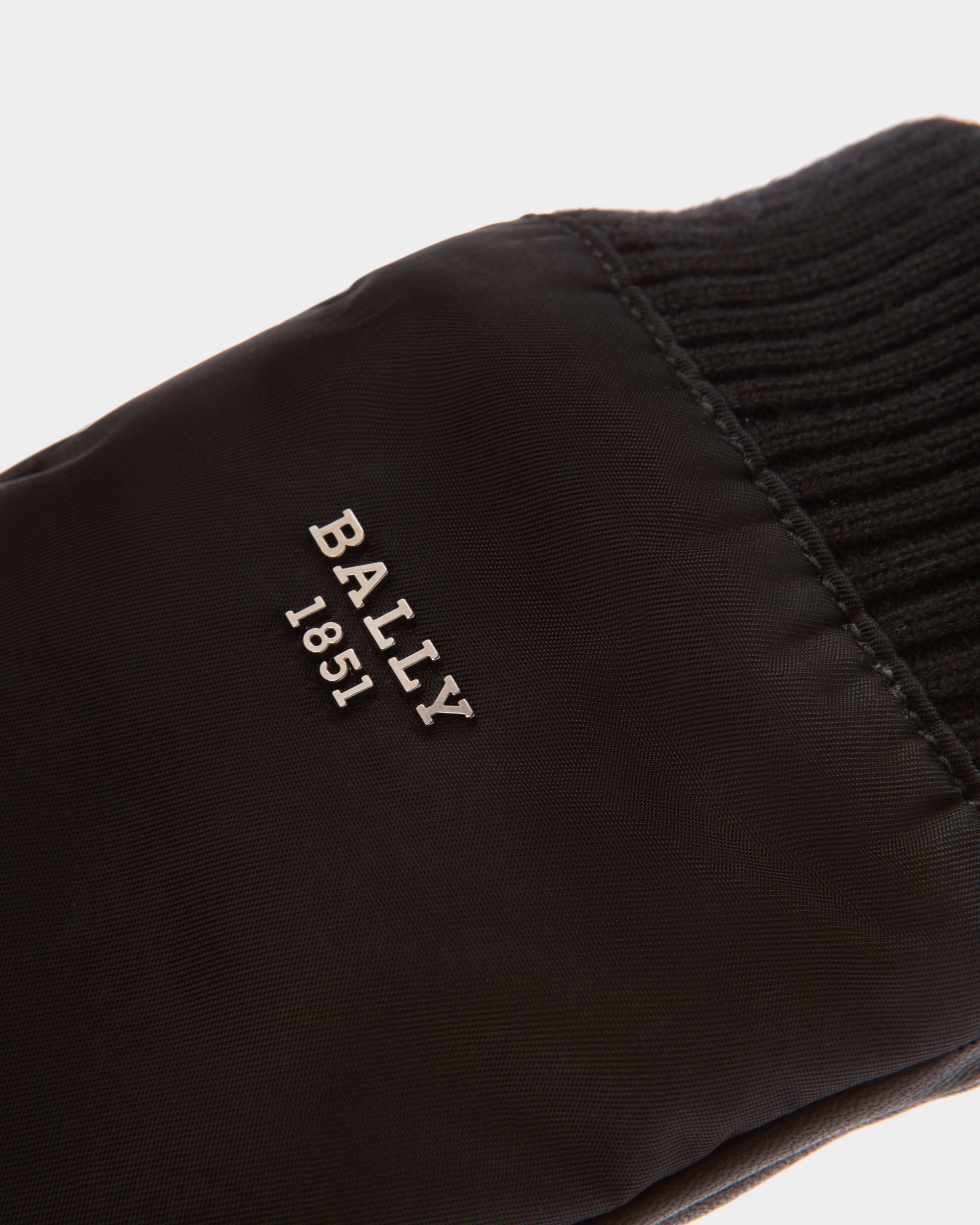 Handschuhe Mit Logo Aus Schwarzem Textil - Herren - Bally - 02