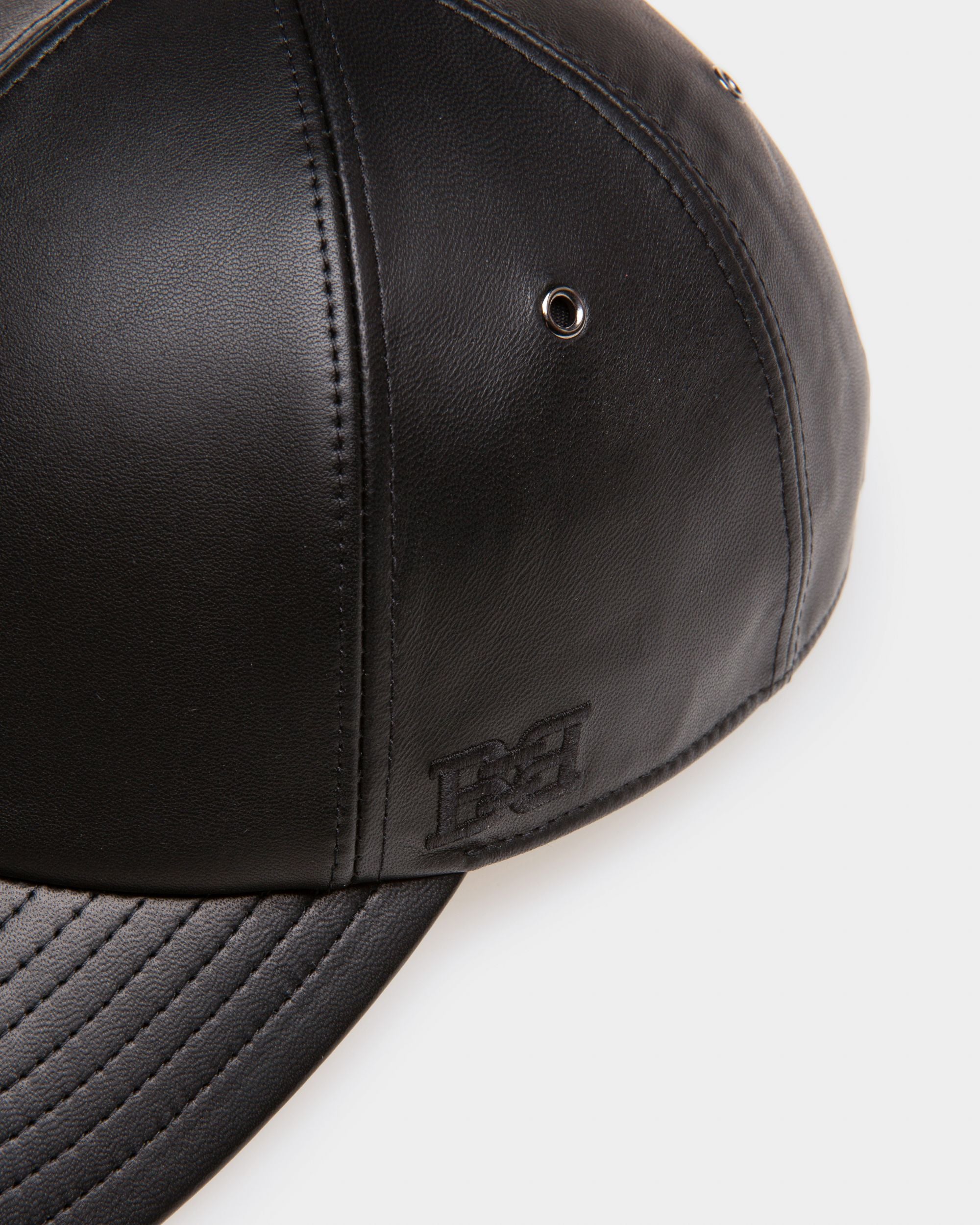 Lederkappe In Schwarz - Herren - Bally - 03