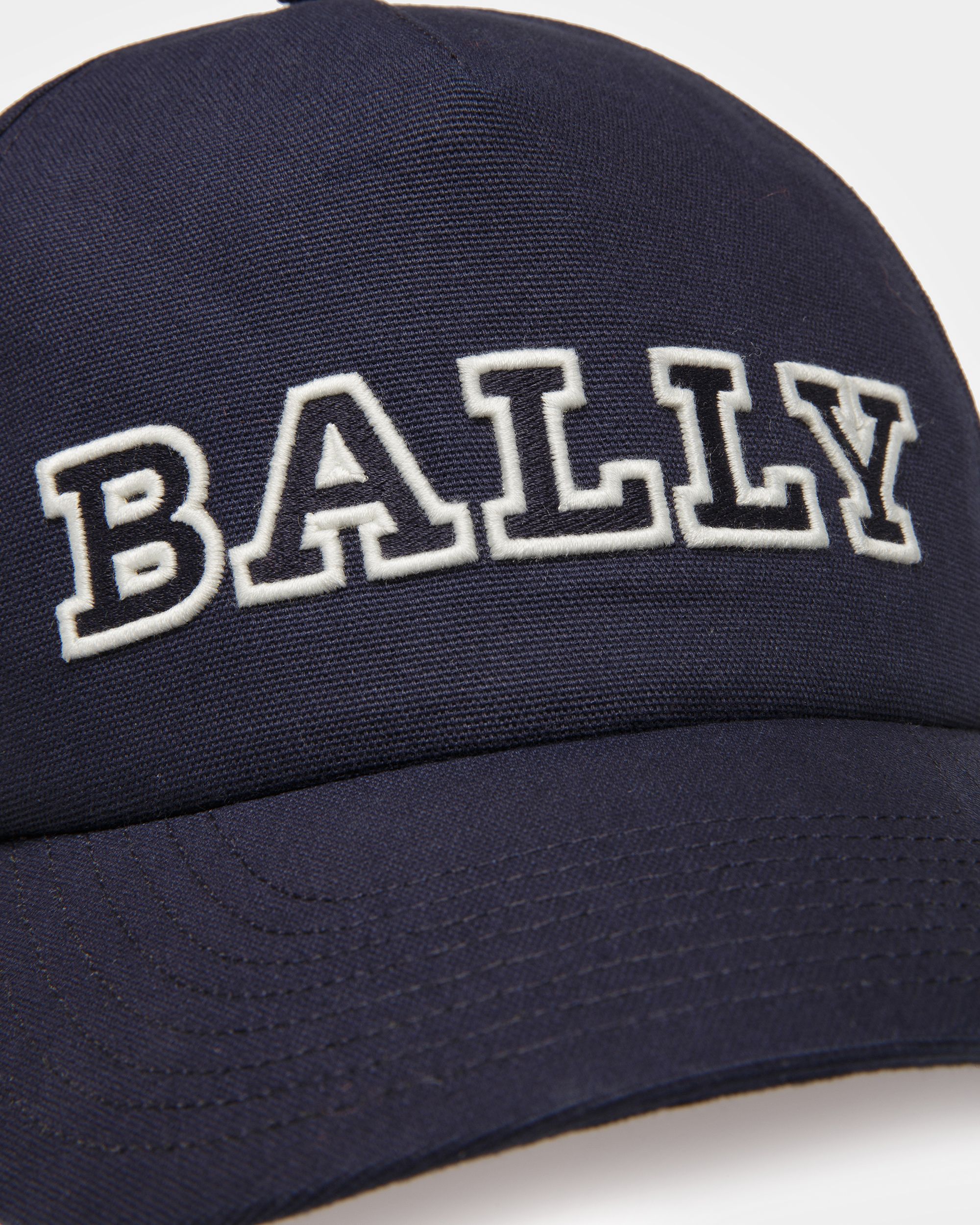 Baseballkappe Aus Baumwolle In Tintenblau - Herren - Bally - 03