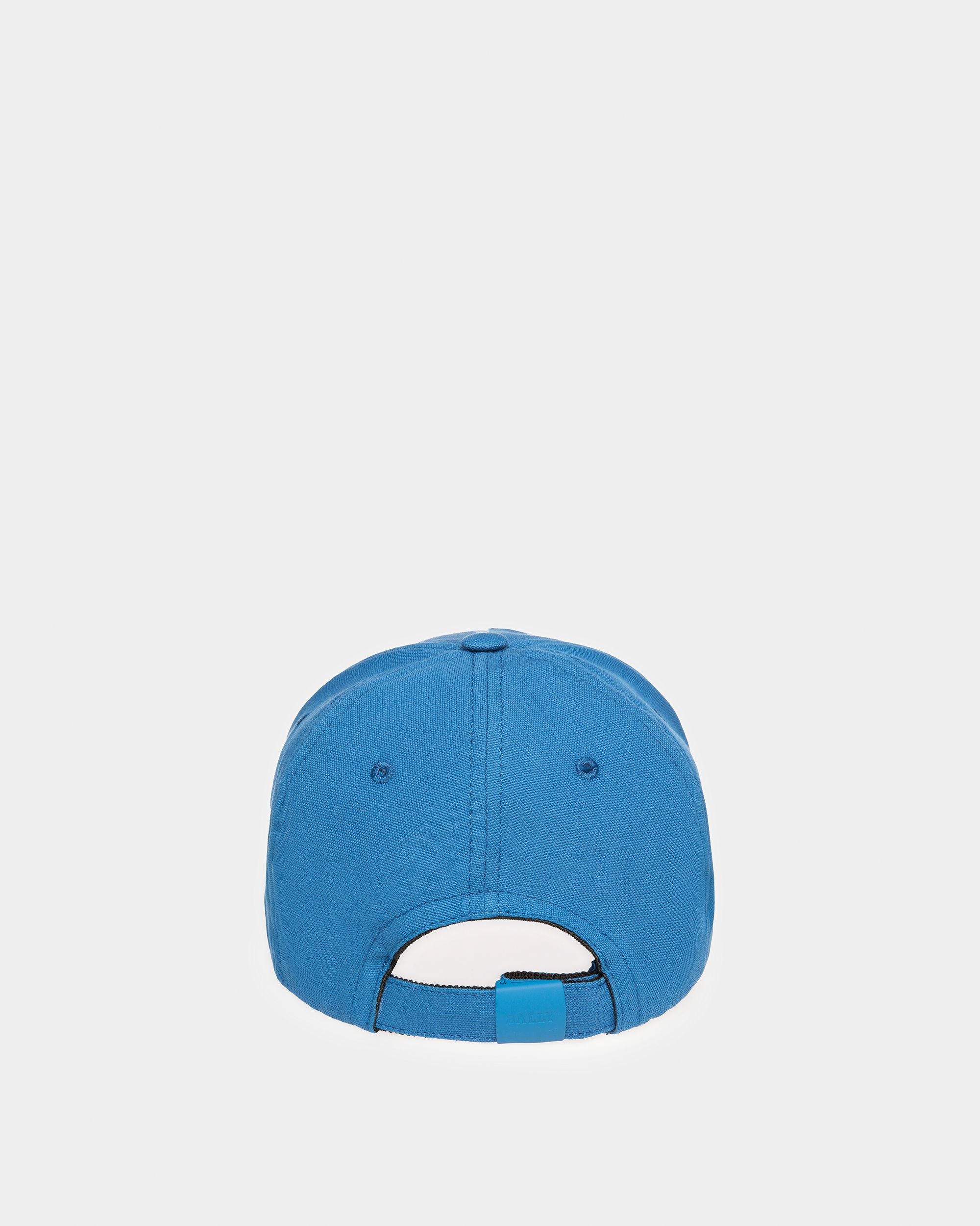 Baseballkappe Aus Baumwolle In Neonblau - Herren - Bally - 02