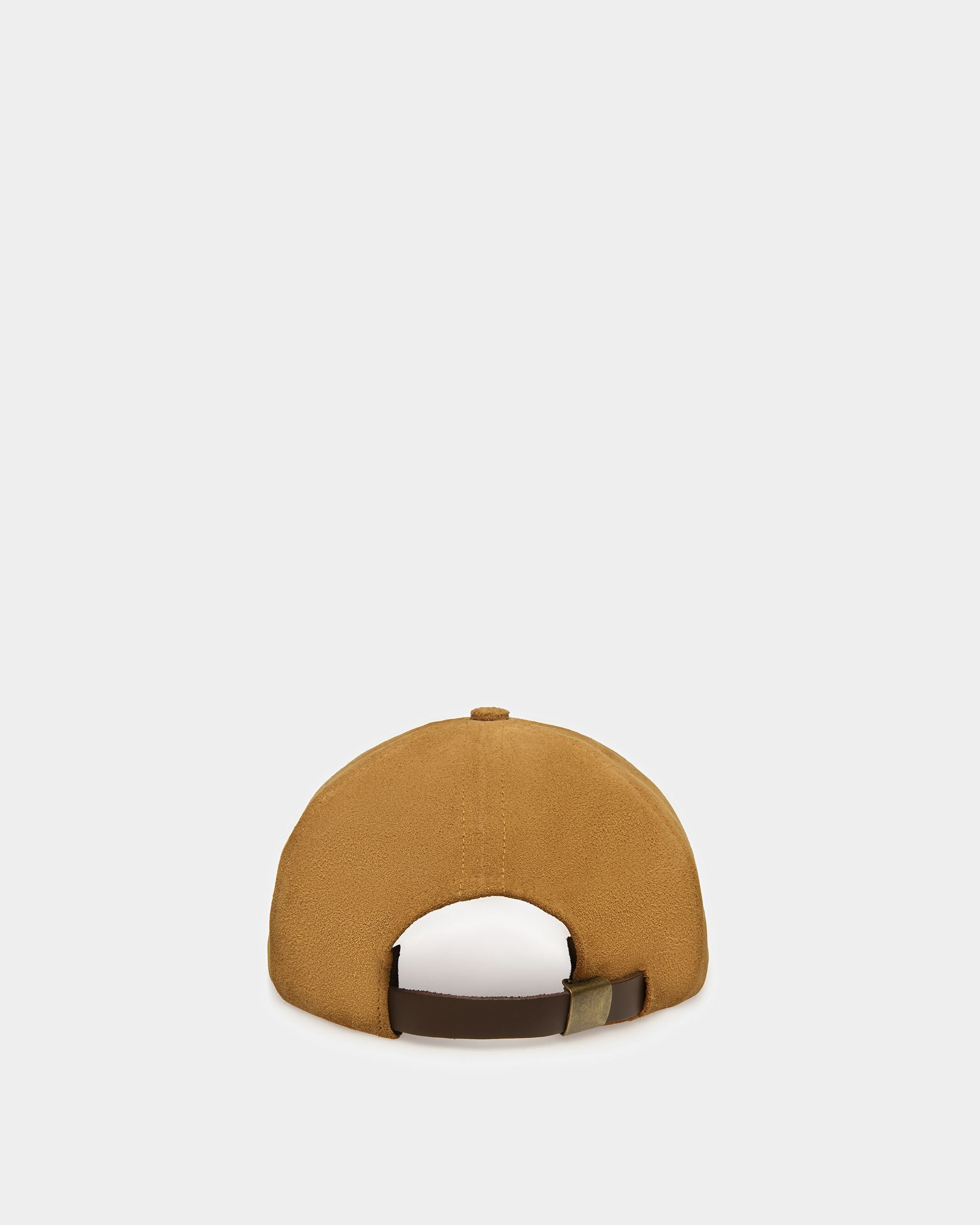 Bestickte Baseballmütze Aus Leder In Desert - Herren - Bally - 03
