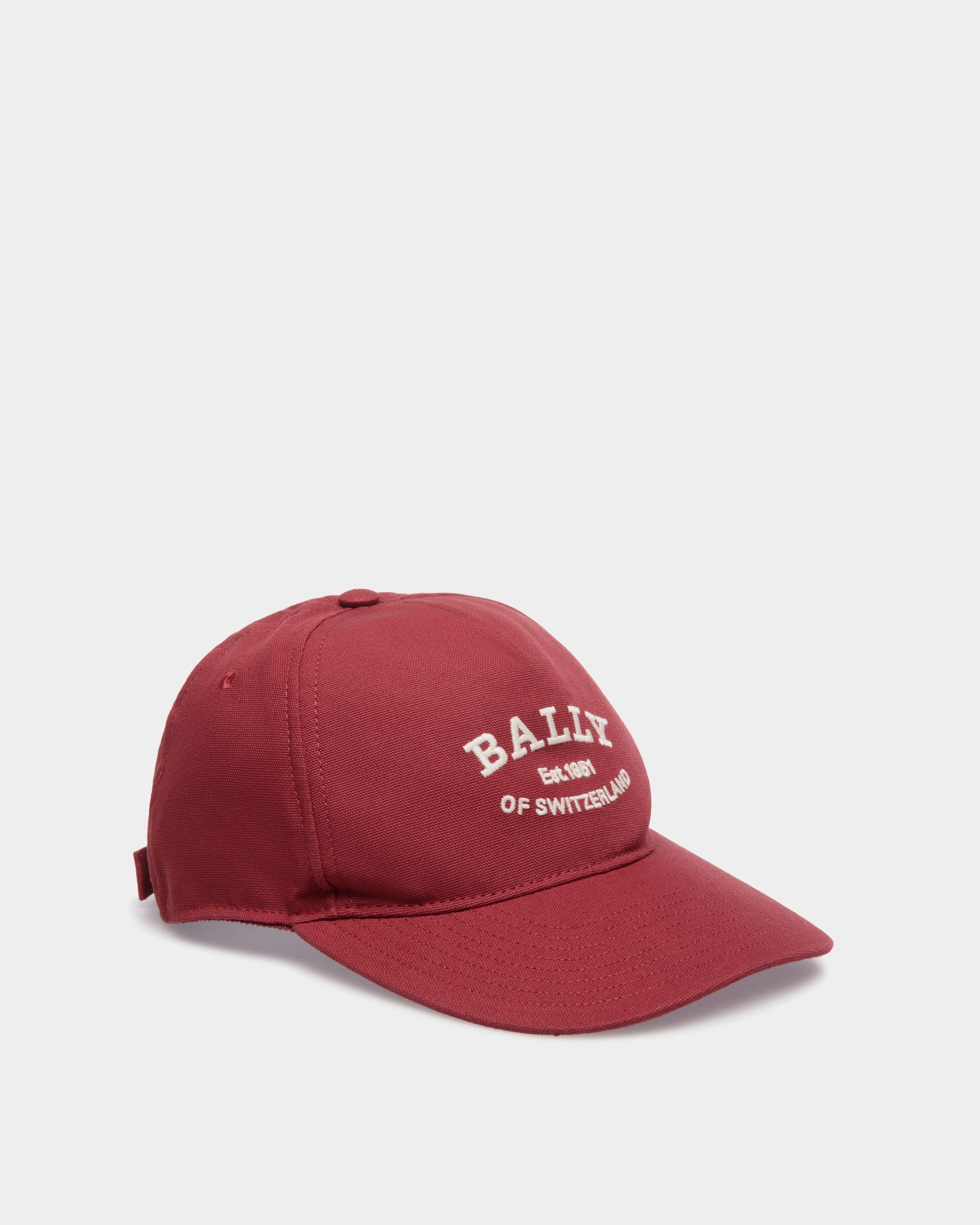 Hat Hat In Red Cotton - Herren - Bally - 01