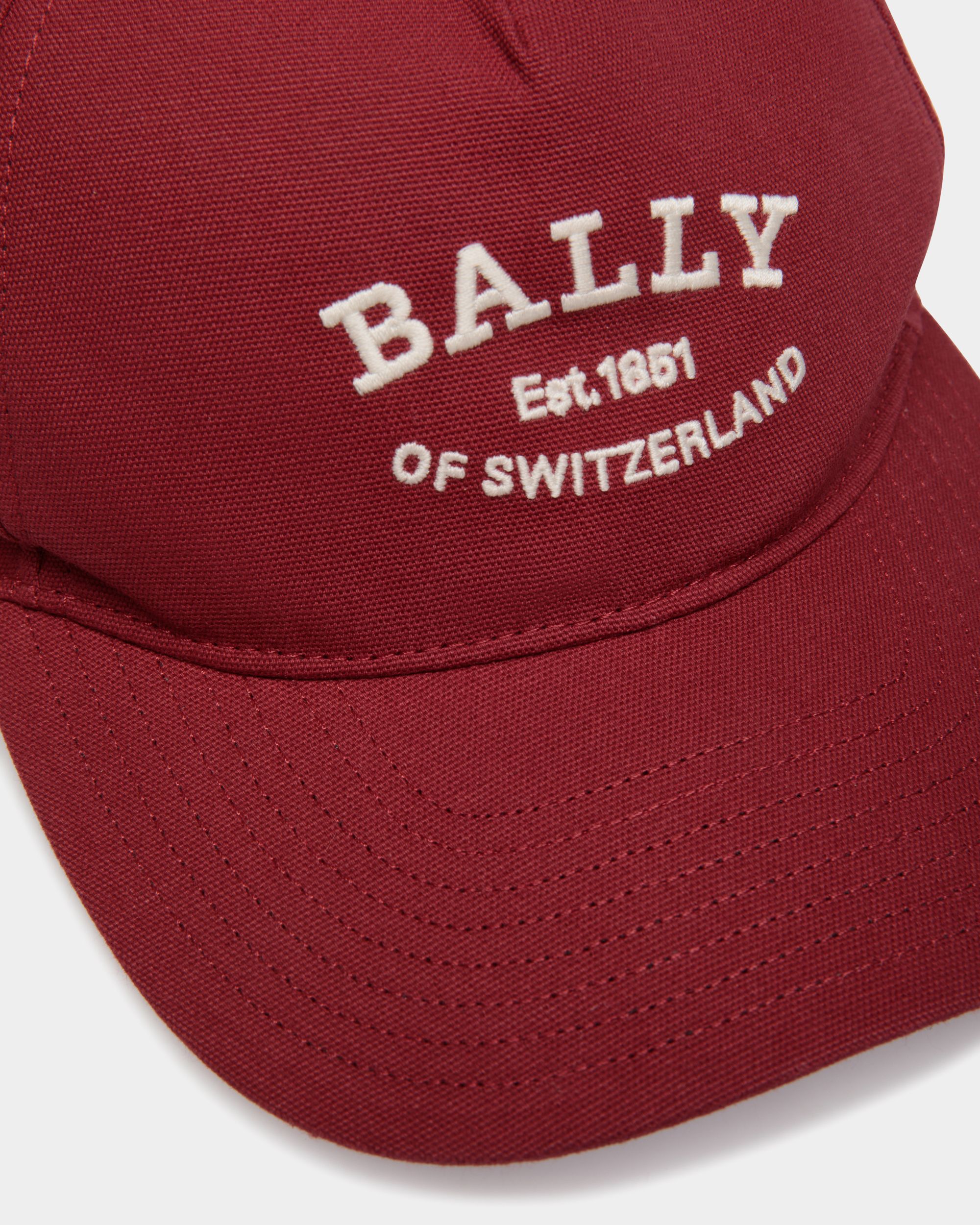 Hat Hat In Red Cotton - Herren - Bally - 03