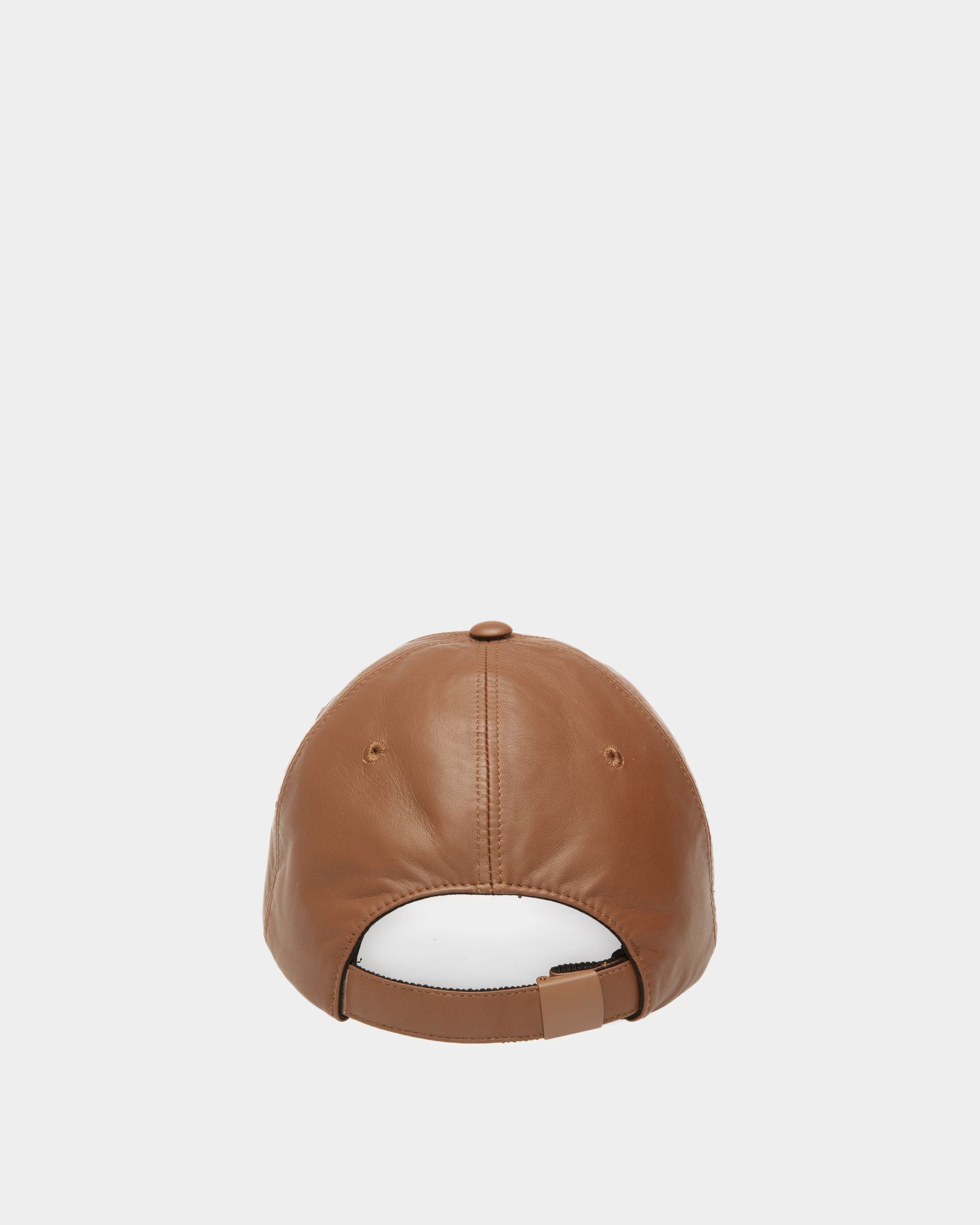Baseballkappe Aus braunem Leder - Herren - Bally - 02