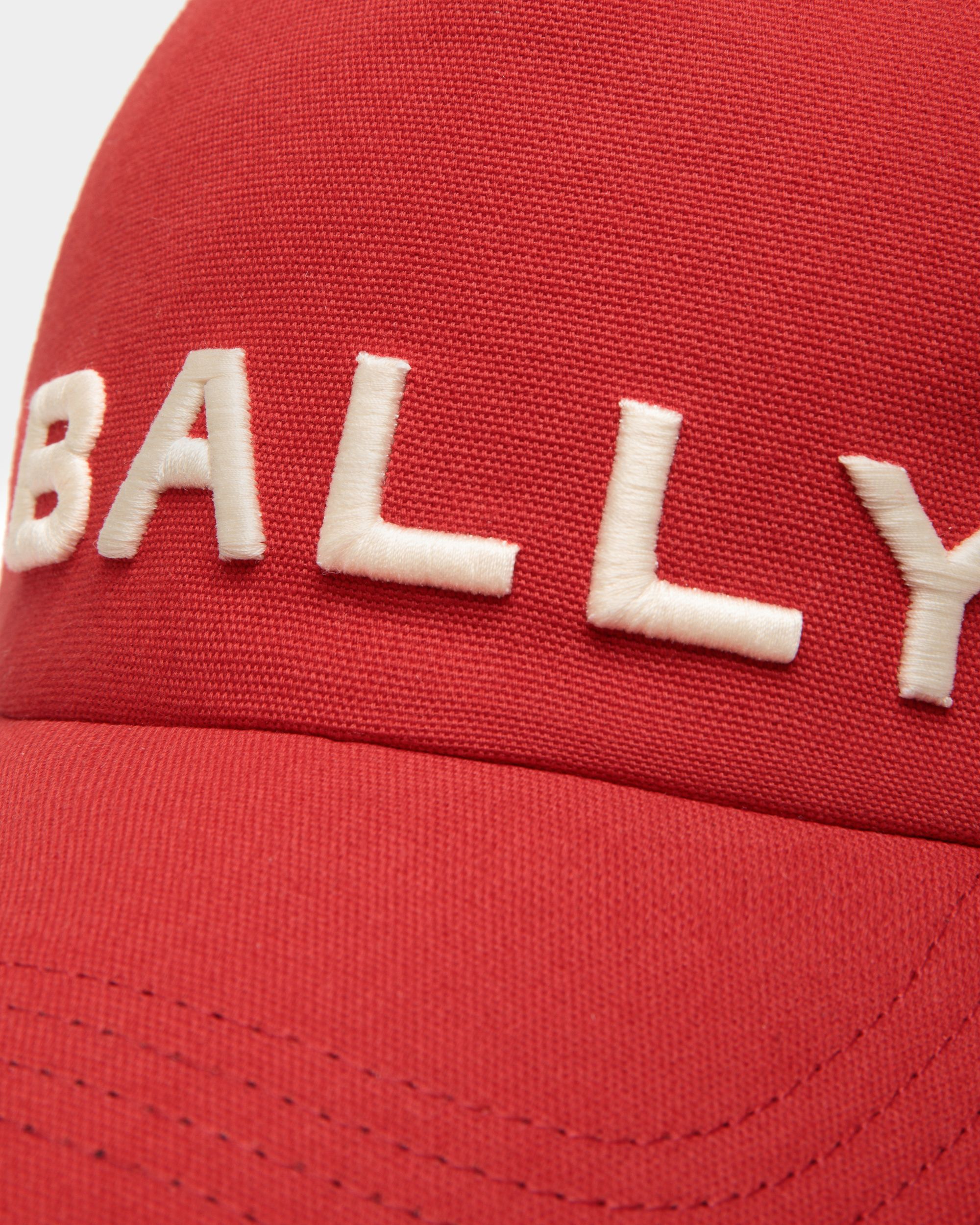 Baseballmütze Aus Baumwolle In Rot - Herren - Bally - 04
