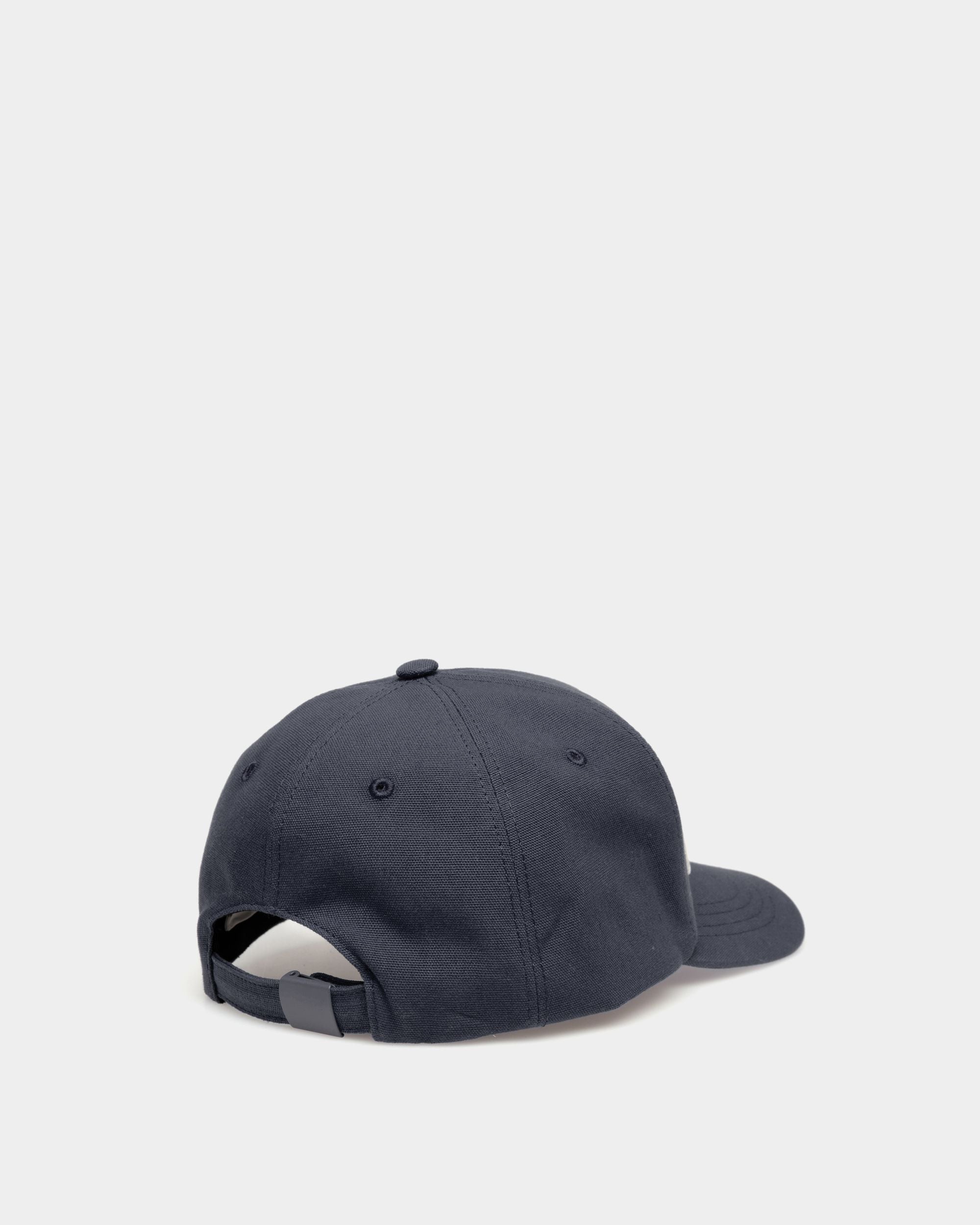 Baseballmütze mit Logostickerei Aus Baumwolle in Mitternachtsblau - Herren - Bally - 02