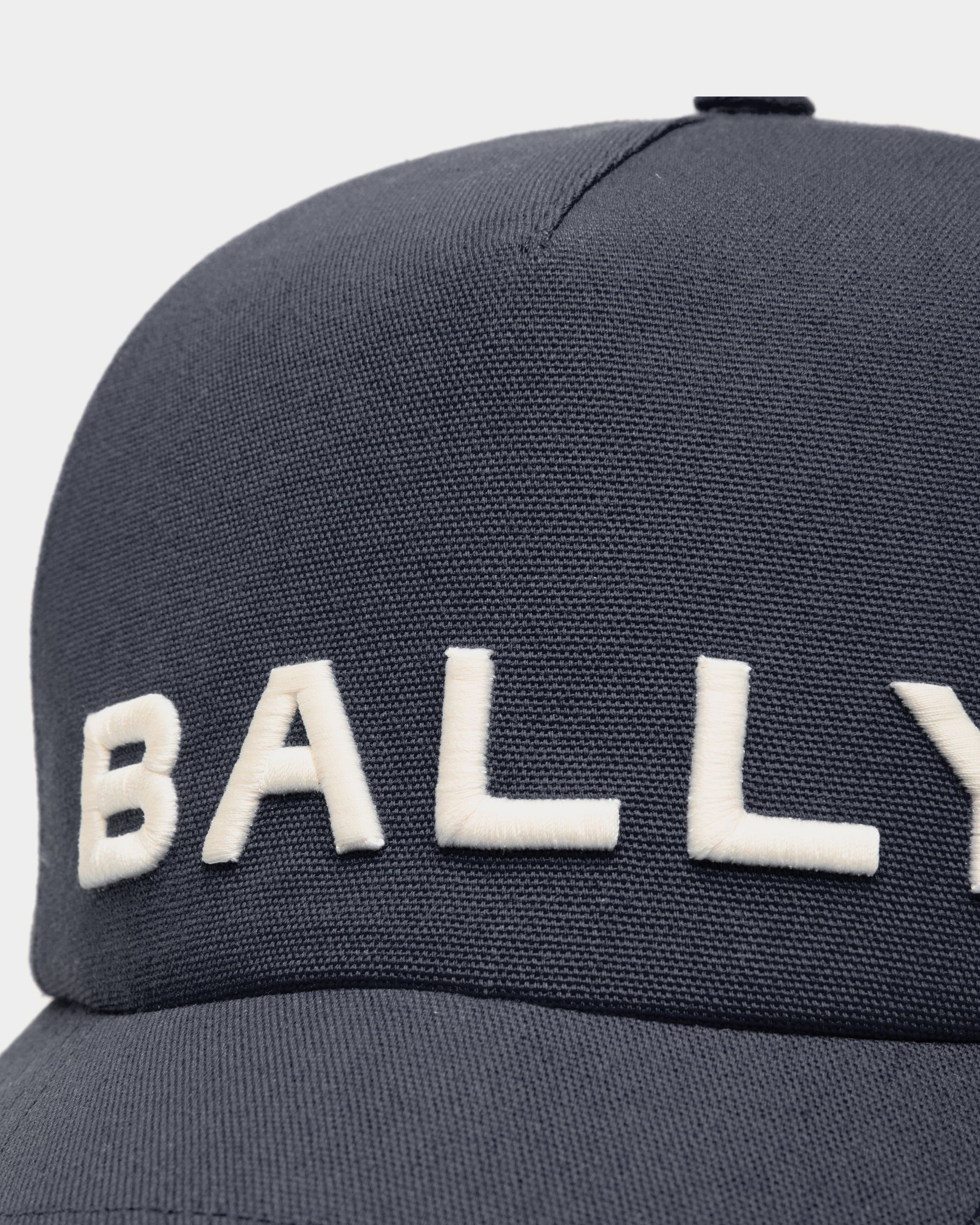 Baseballmütze mit Logostickerei Aus Baumwolle in Mitternachtsblau - Herren - Bally - 03