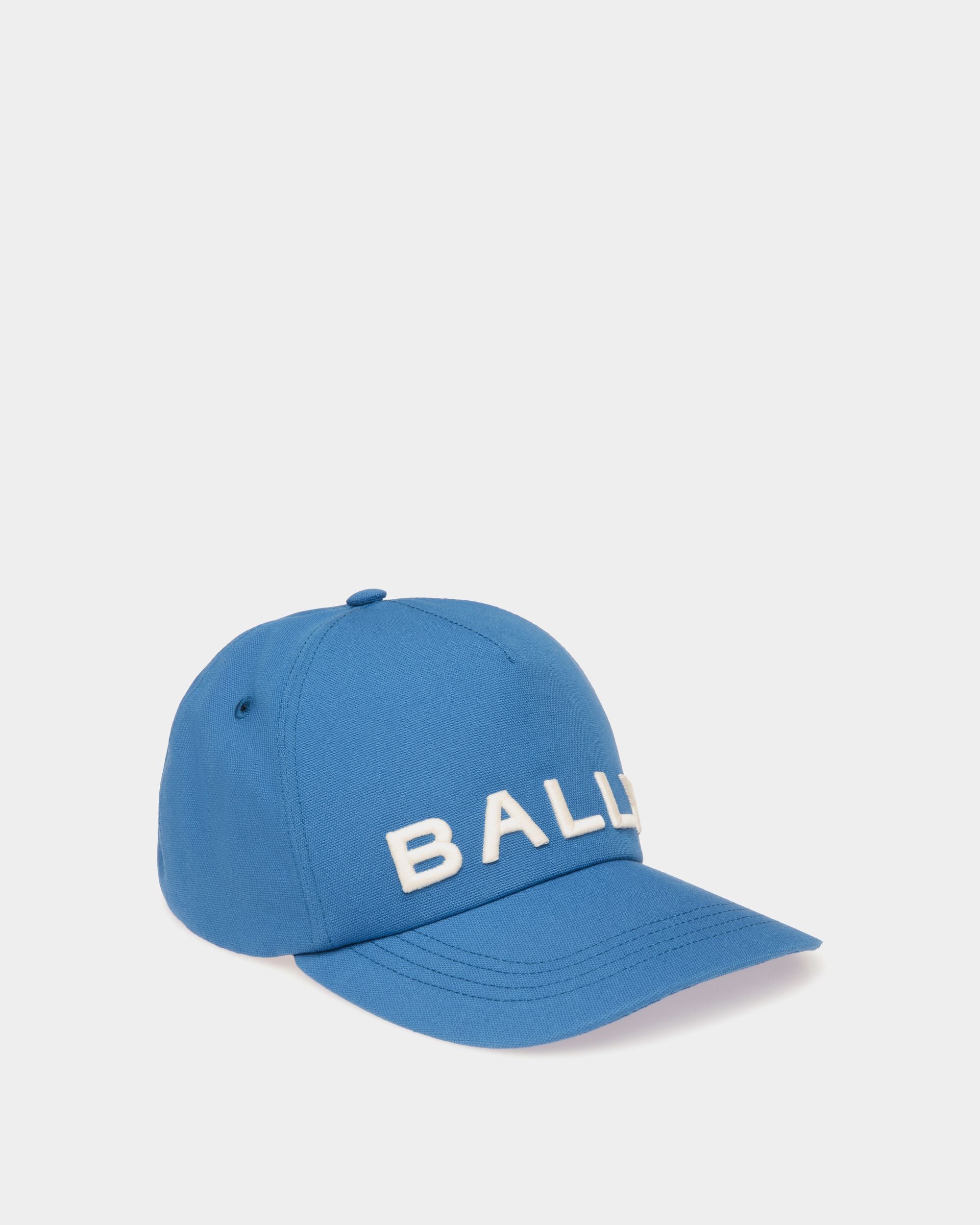 Baseballmütze Aus Blauer Baumwolle Mit Bally-Logo - Herren - Bally - 01