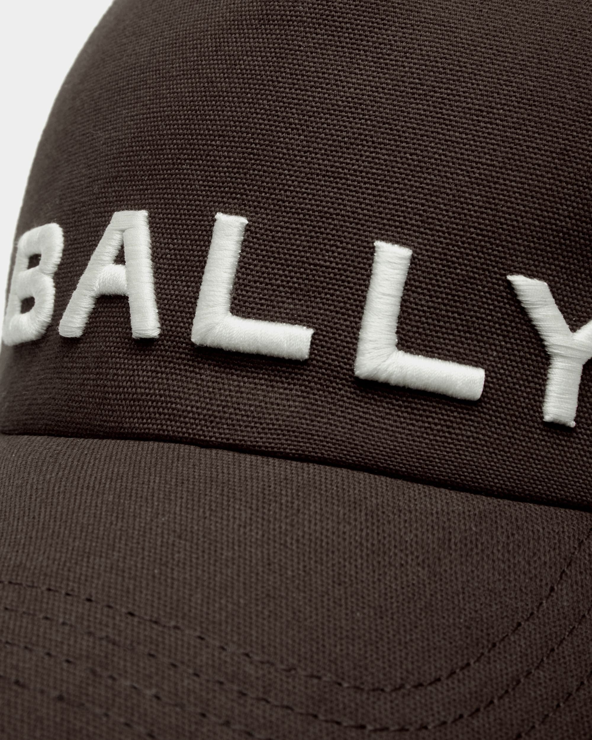 Baseballmütze mit Logostickerei Aus schwarzer Baumwolle - Herren - Bally - 04