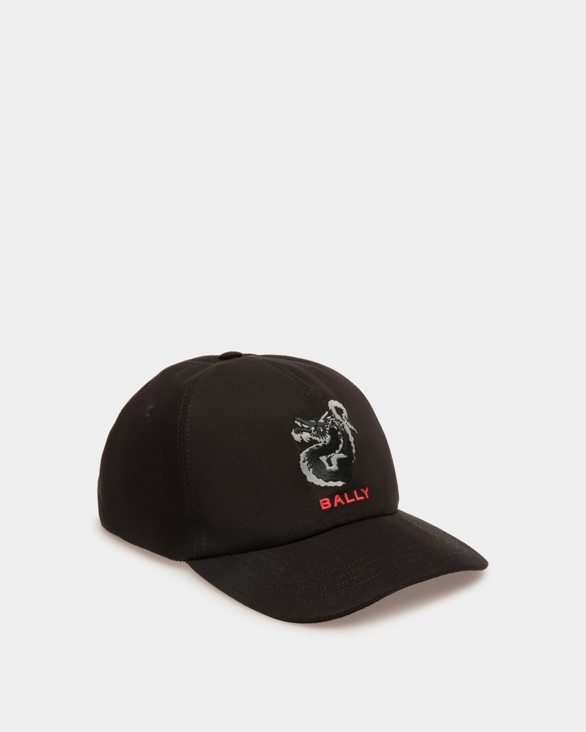 Baseballmütze Aus Baumwolle In Schwarz - Herren - Bally - 01