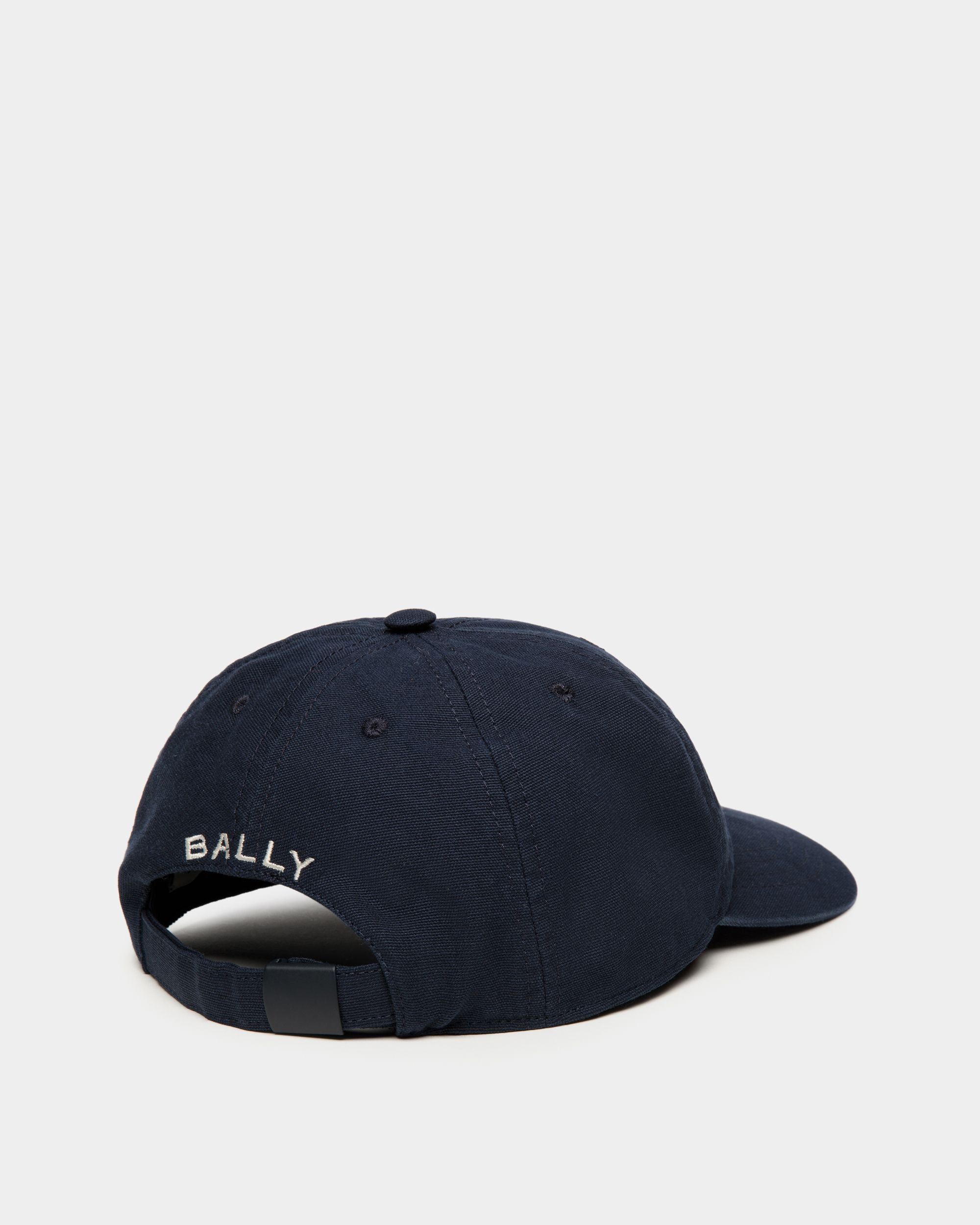 Baseballmütze Aus Baumwolle In Navy Blue Mit Bally Crest Logo - Herren - Bally - 02