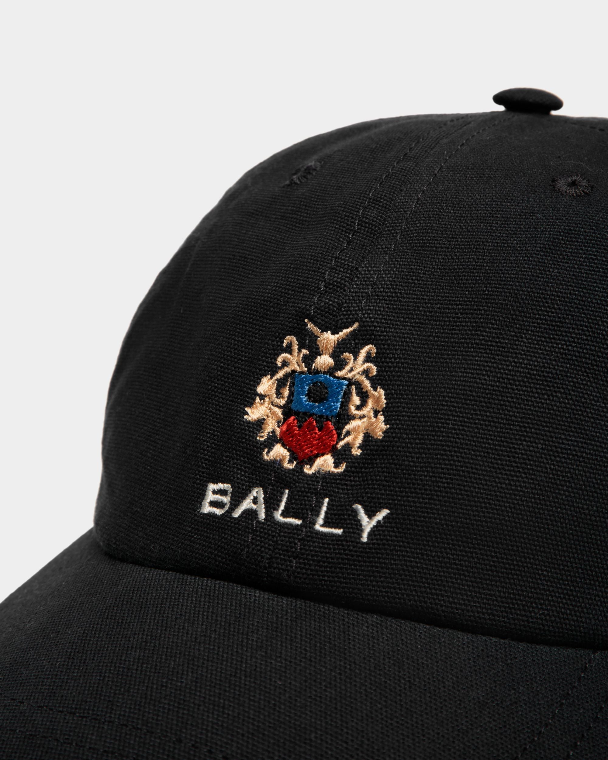 Baseballmütze Aus Baumwolle In Schwarz Mit Bally-Crest-Logo - Herren - Bally - 03