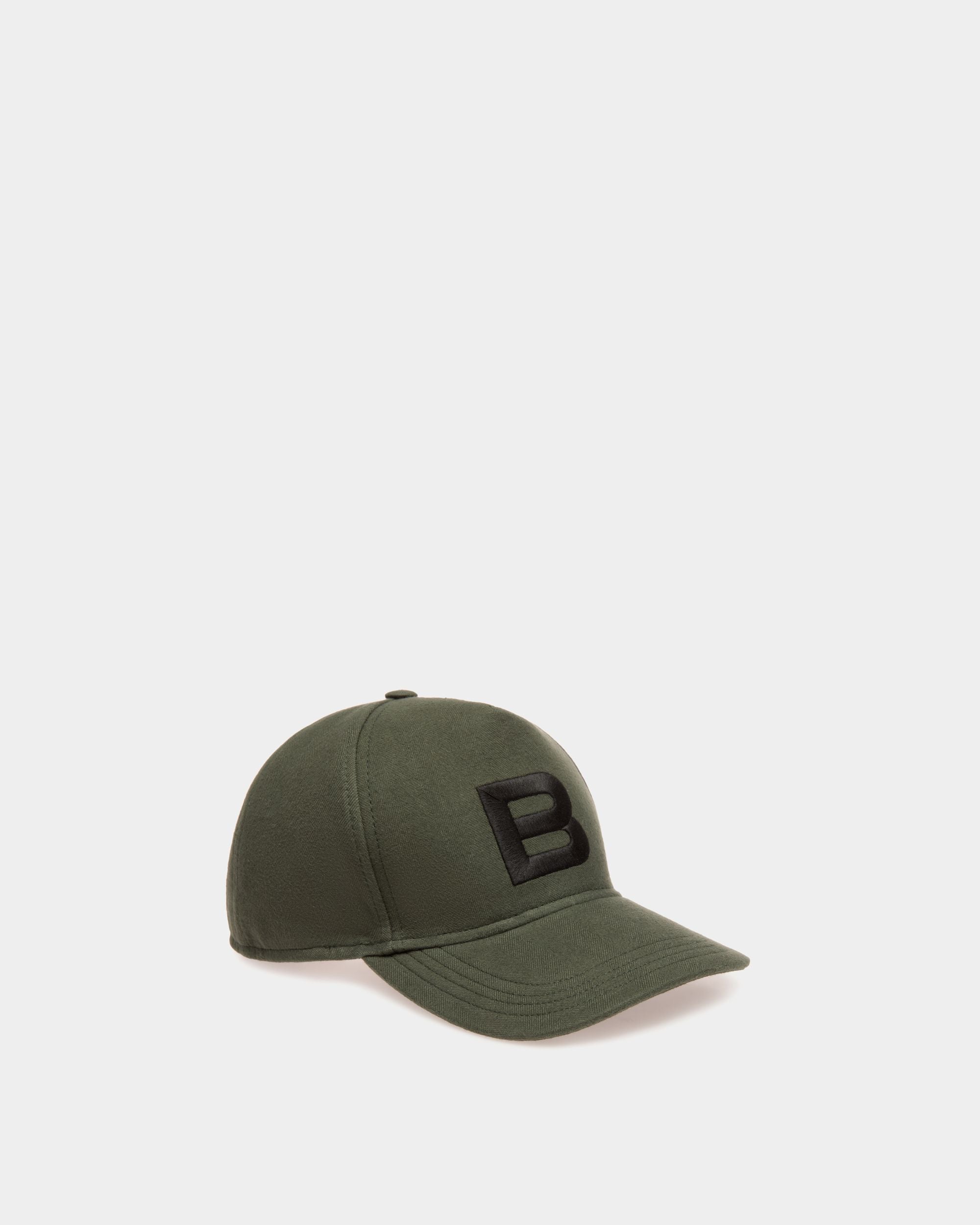 Baseballmütze Aus Baumwolle In Olive Green Aus Der Adrien Brody Travel-Kollektion - Herren - Bally - 01