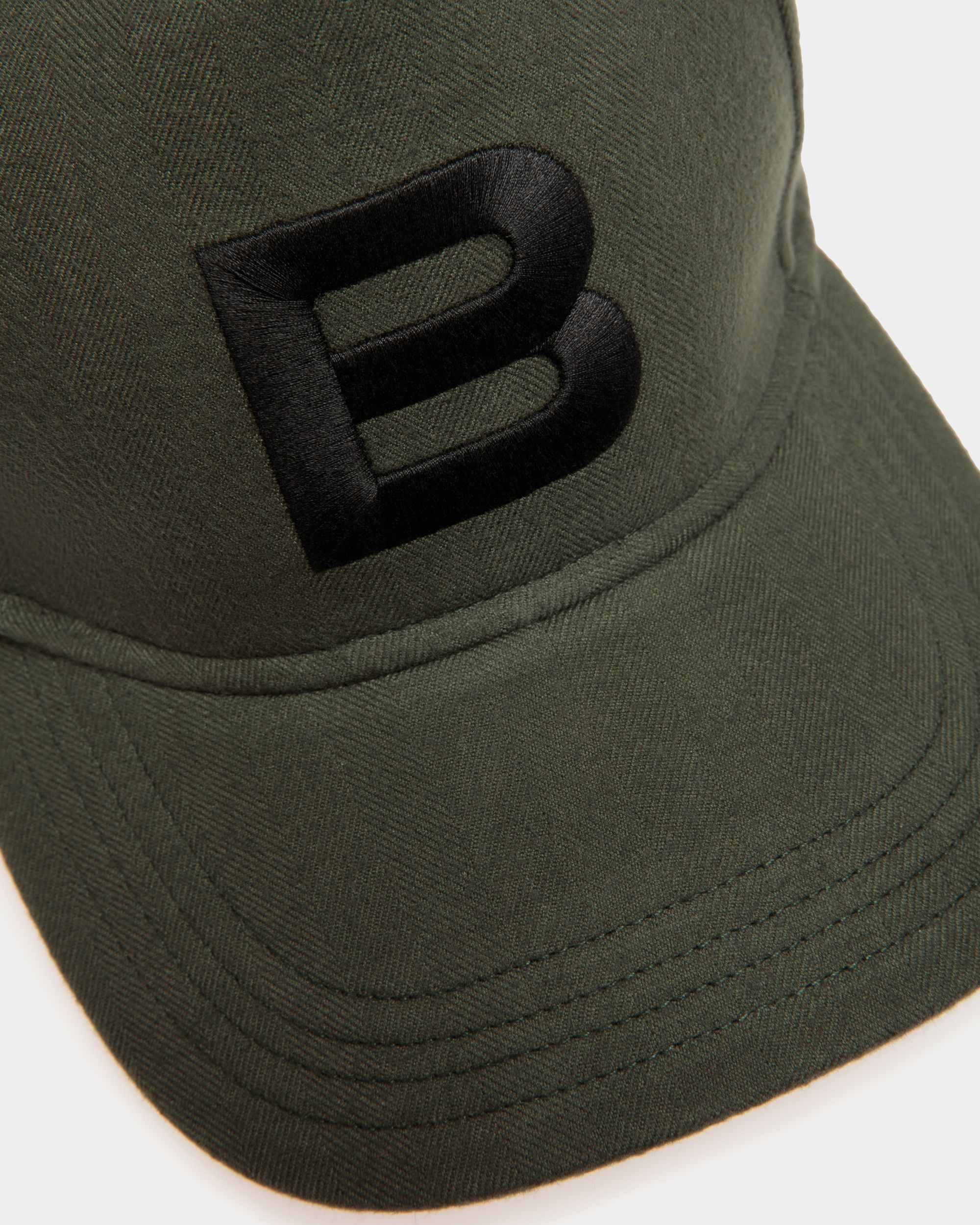 Baseballmütze Aus Baumwolle In Olive Green Aus Der Adrien Brody Travel-Kollektion - Herren - Bally - 03
