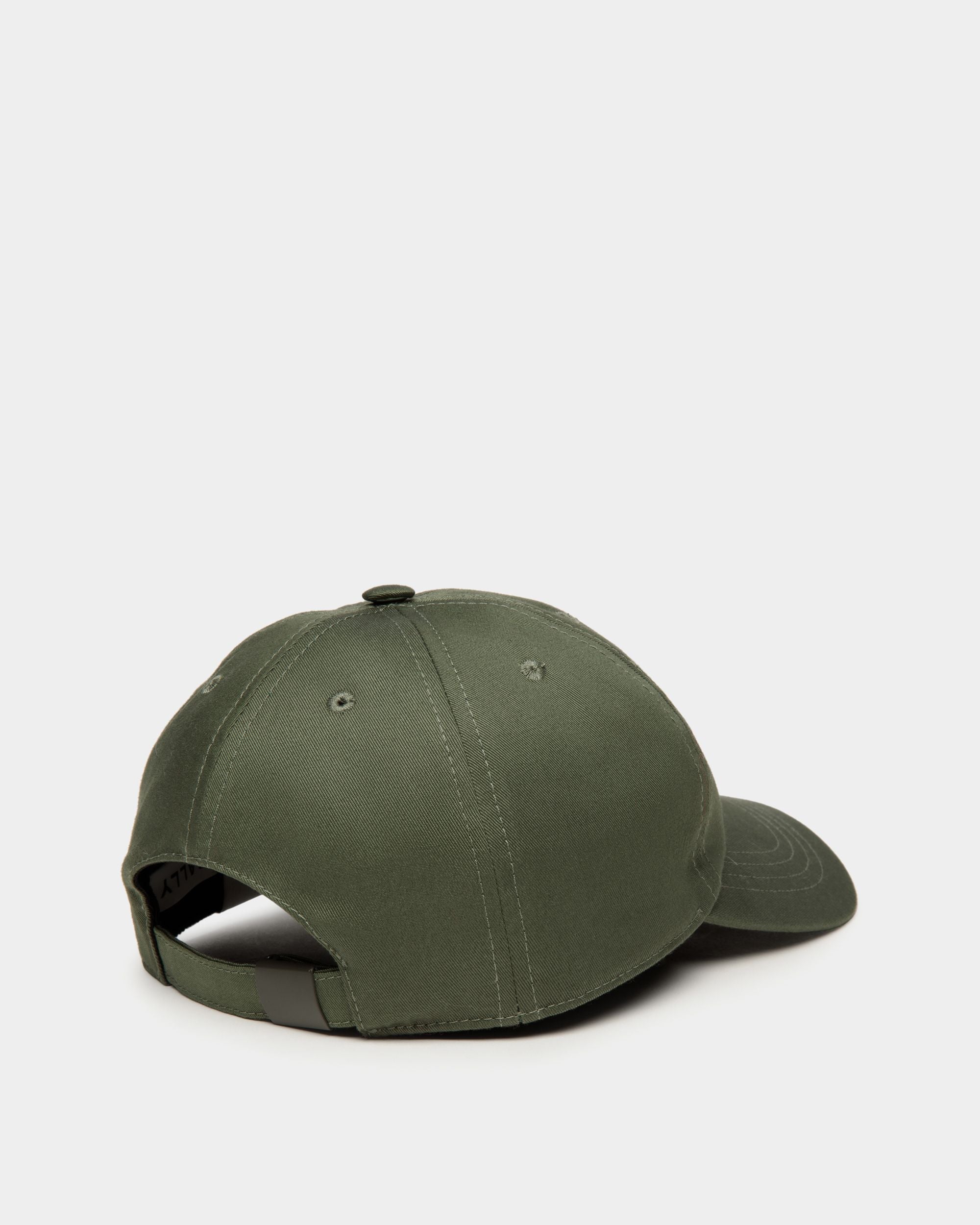 Baseballmütze Aus Baumwolle In Military Green Mit Bally Crest Logo - Herren - Bally - 03