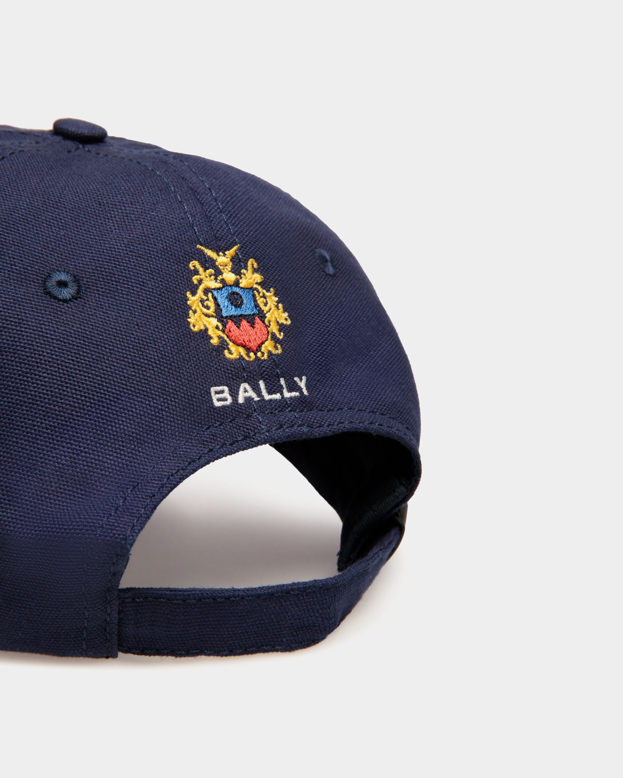 Baseballmütze Bally By YK Jeong Aus Baumwolle In Navy Blue - Herren - Bally - 03