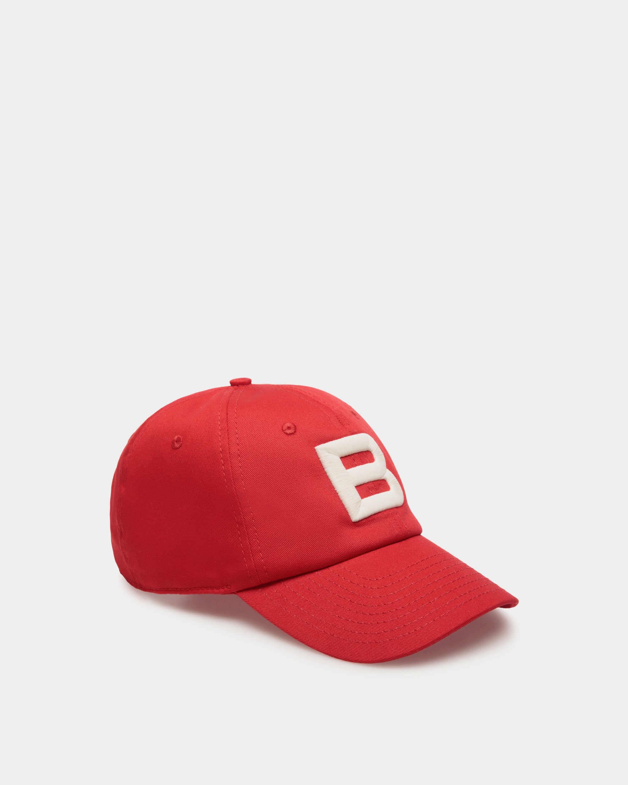 Baseballmütze Aus Baumwolle In Rot - Herren - Bally - 01