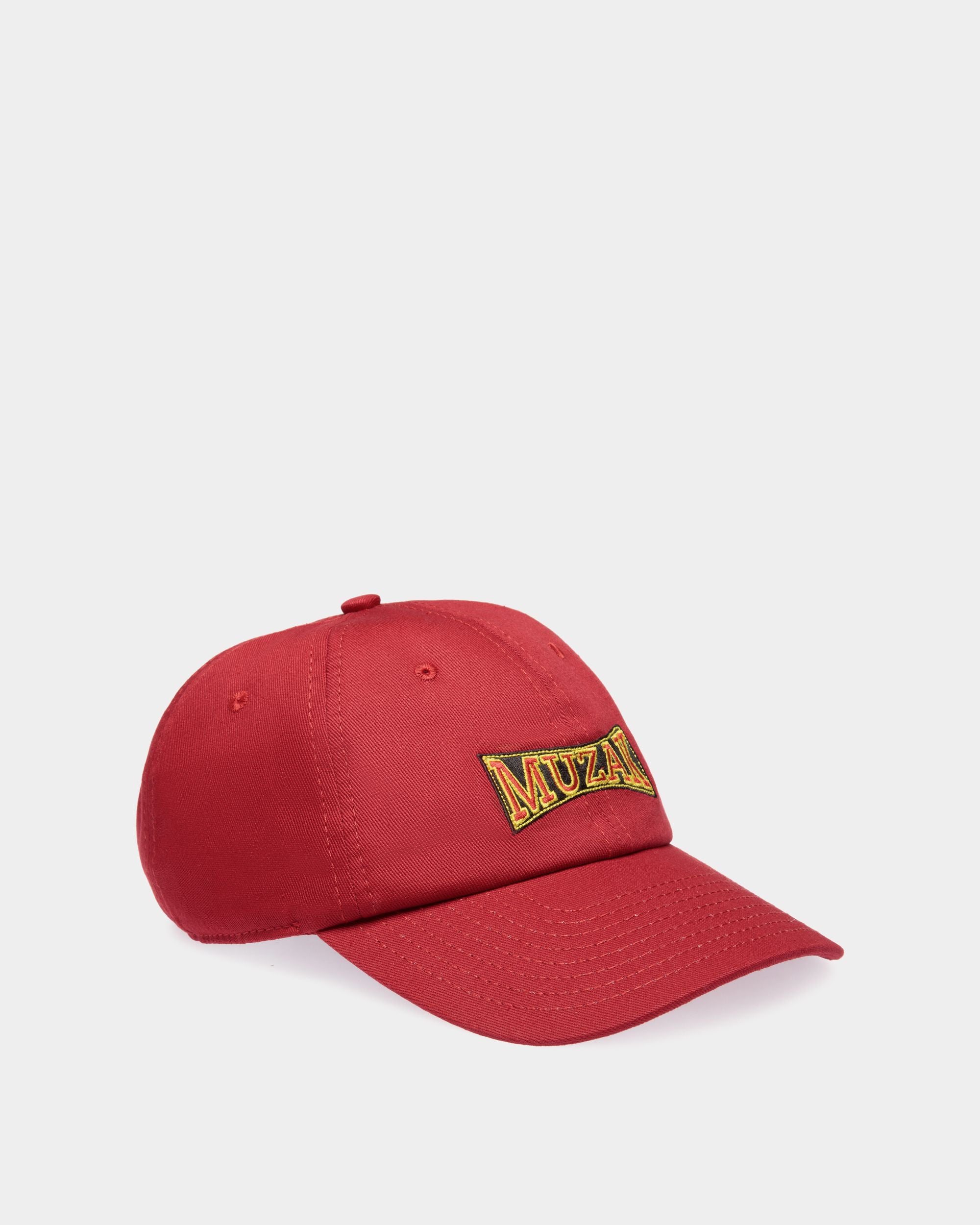 DJ Leo Mas X Bally Baseballmütze Aus Baumwolle In Heritage Red Mit Muzak-Stickerei - Herren - Bally - 01