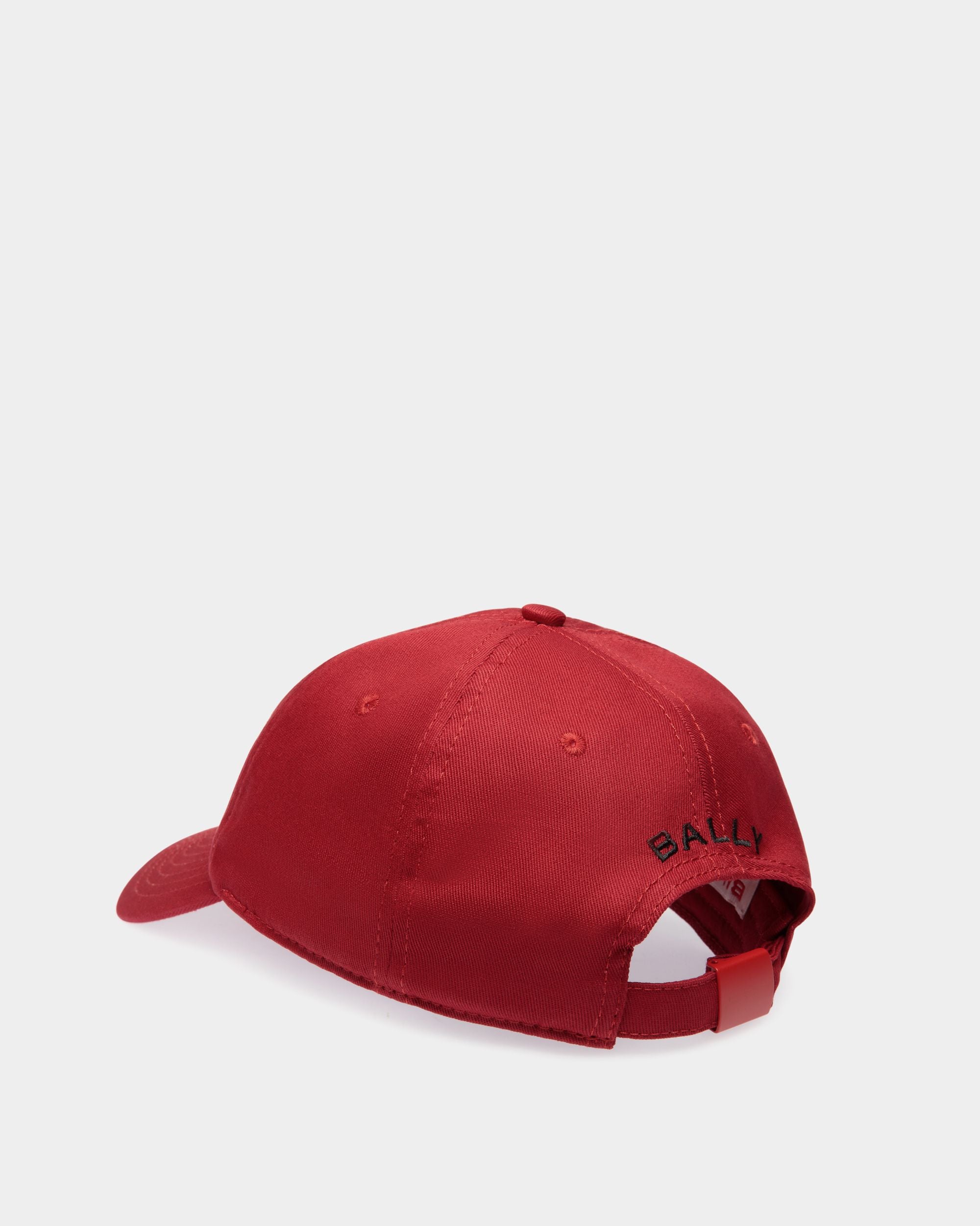 DJ Leo Mas X Bally Baseballmütze Aus Baumwolle In Heritage Red Mit Muzak-Stickerei - Herren - Bally - 03