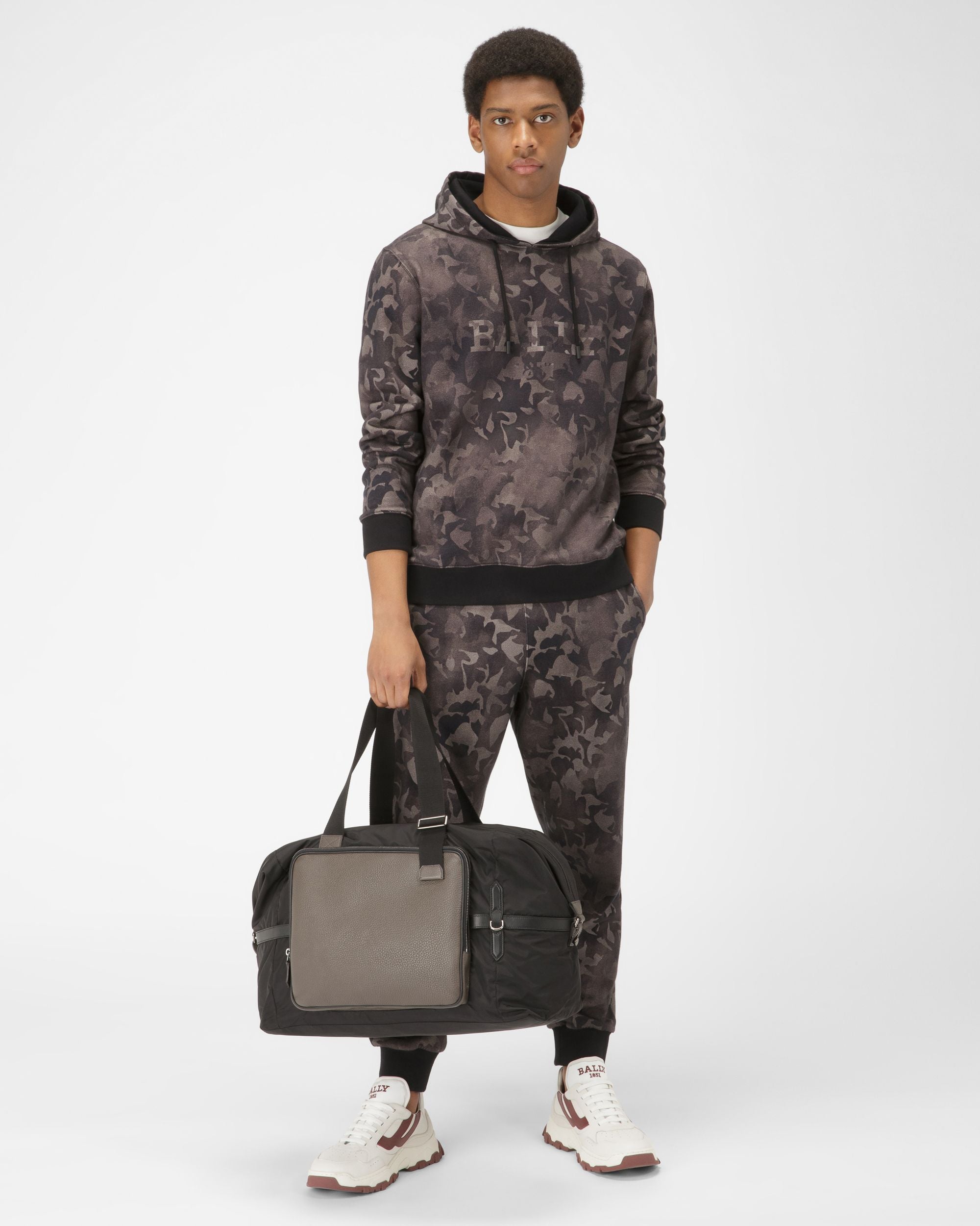 Sweatshirt Aus Bio-Baumwolle In Schwarz - Herren - Bally - 05