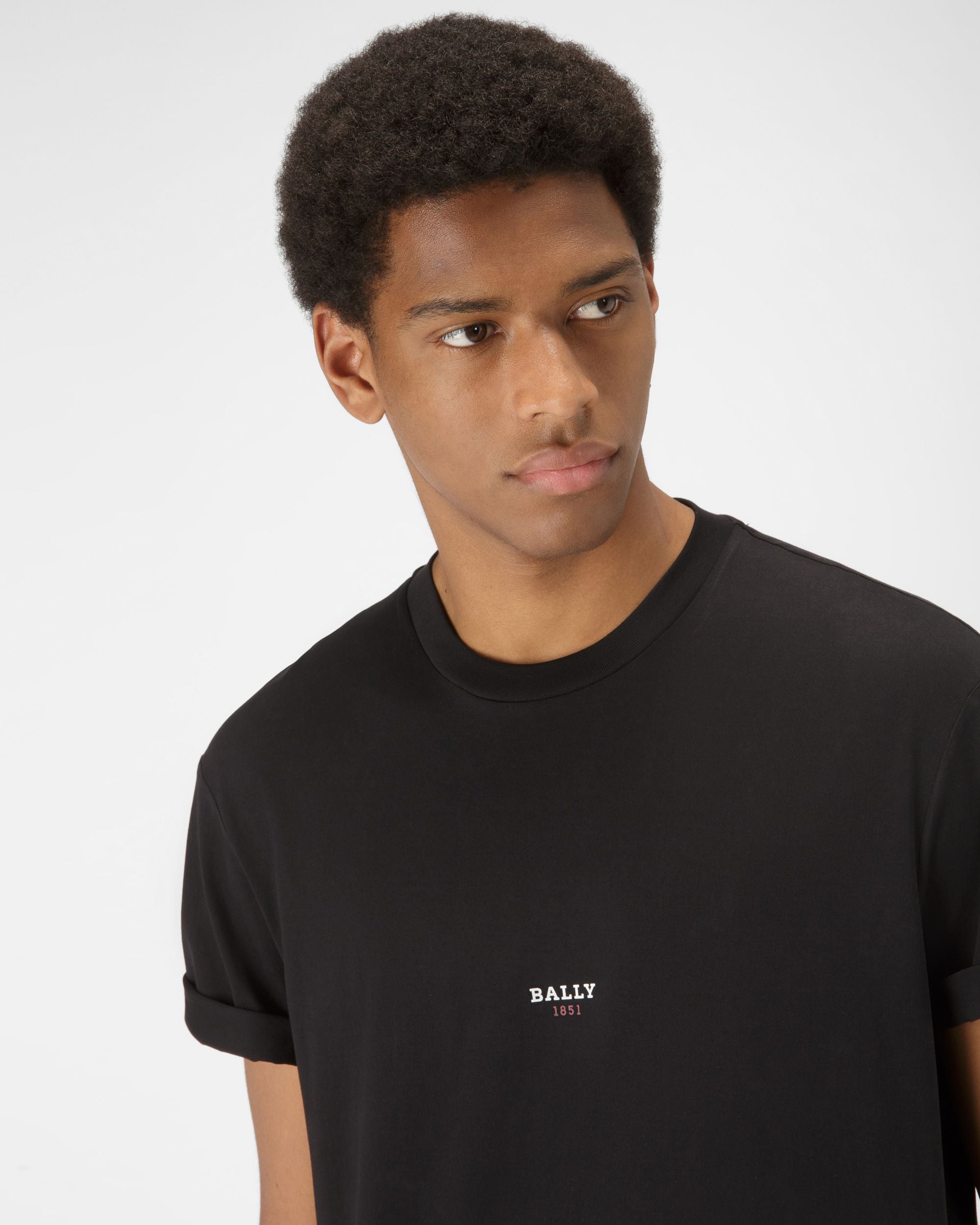 T-Shirt Mit Kleinem Logo - Herren - Bally - 02
