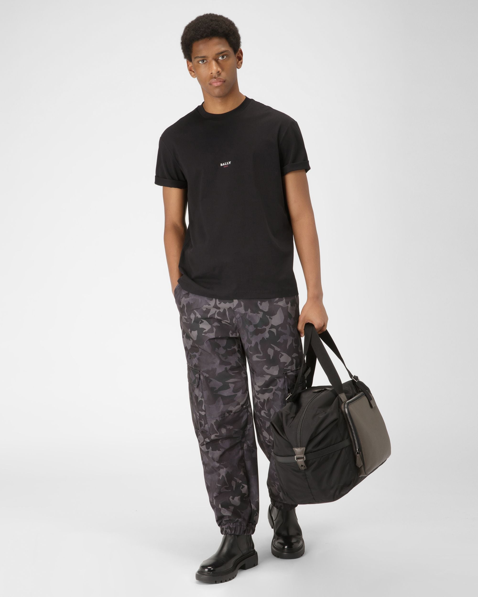 T-Shirt Mit Kleinem Logo - Herren - Bally - 05