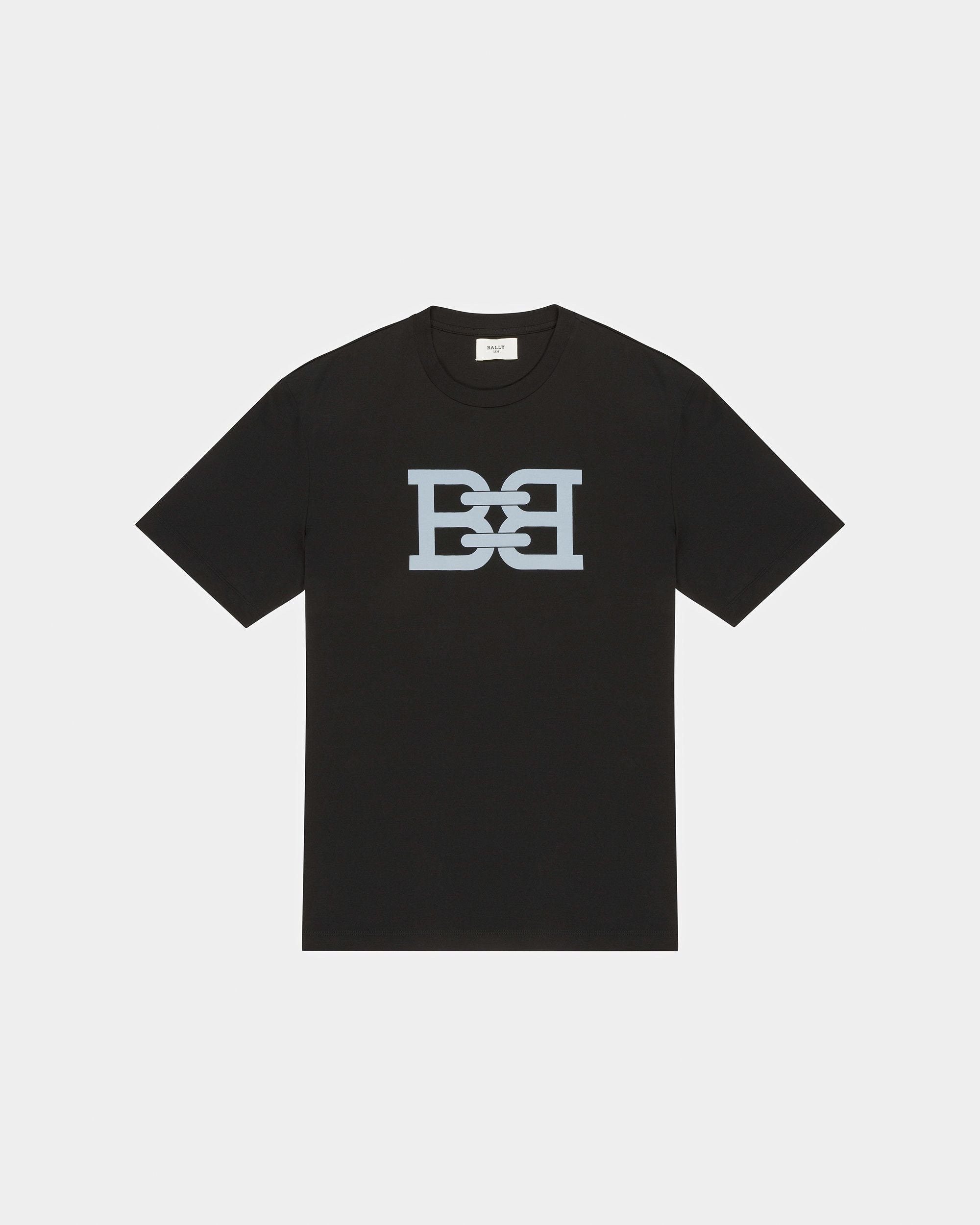 B-Chain T-Shirt Baumwoll-T-Shirt In Schwarz - Herren - Bally - 05