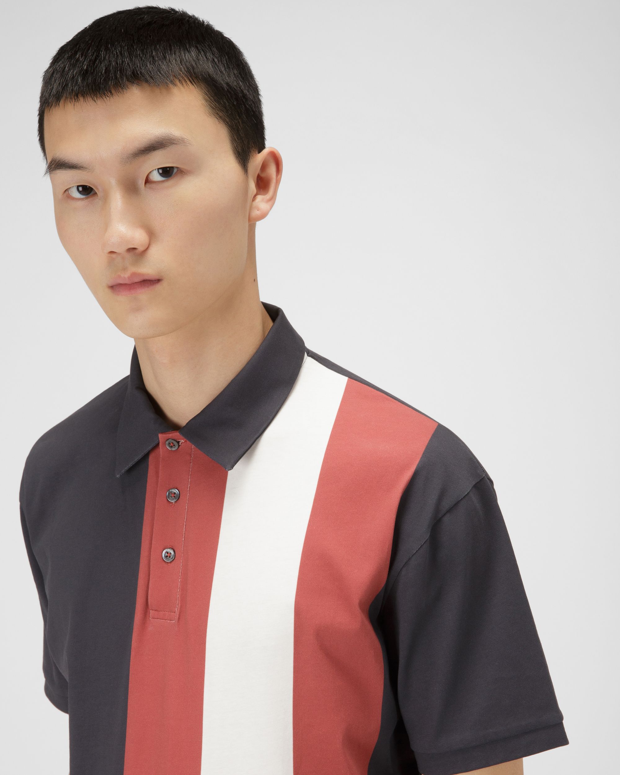 Polohemd Aus Marineblauer Baumwolle - Herren - Bally - 02