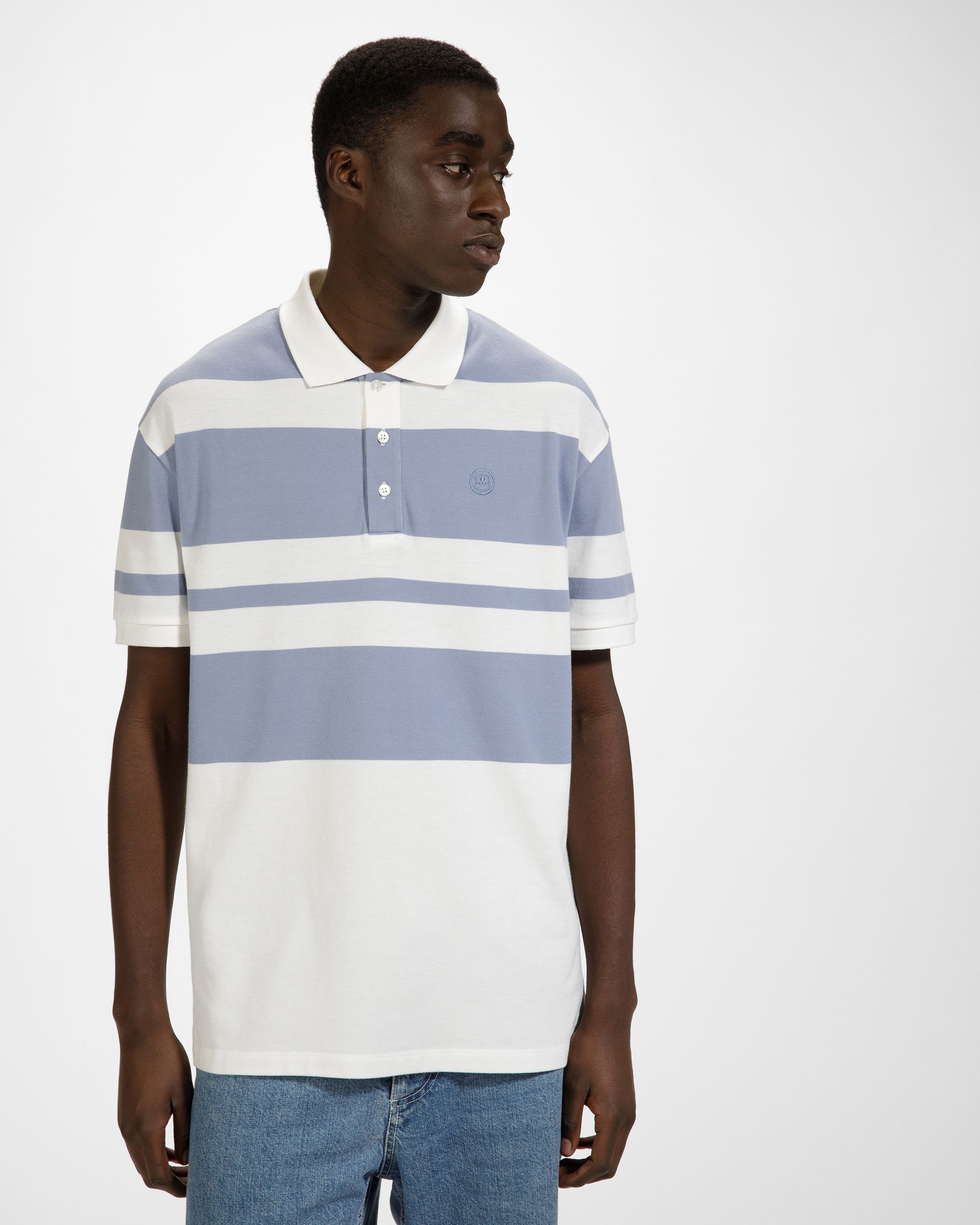 Gestreiftes Poloshirt - Herren - Bally - 01
