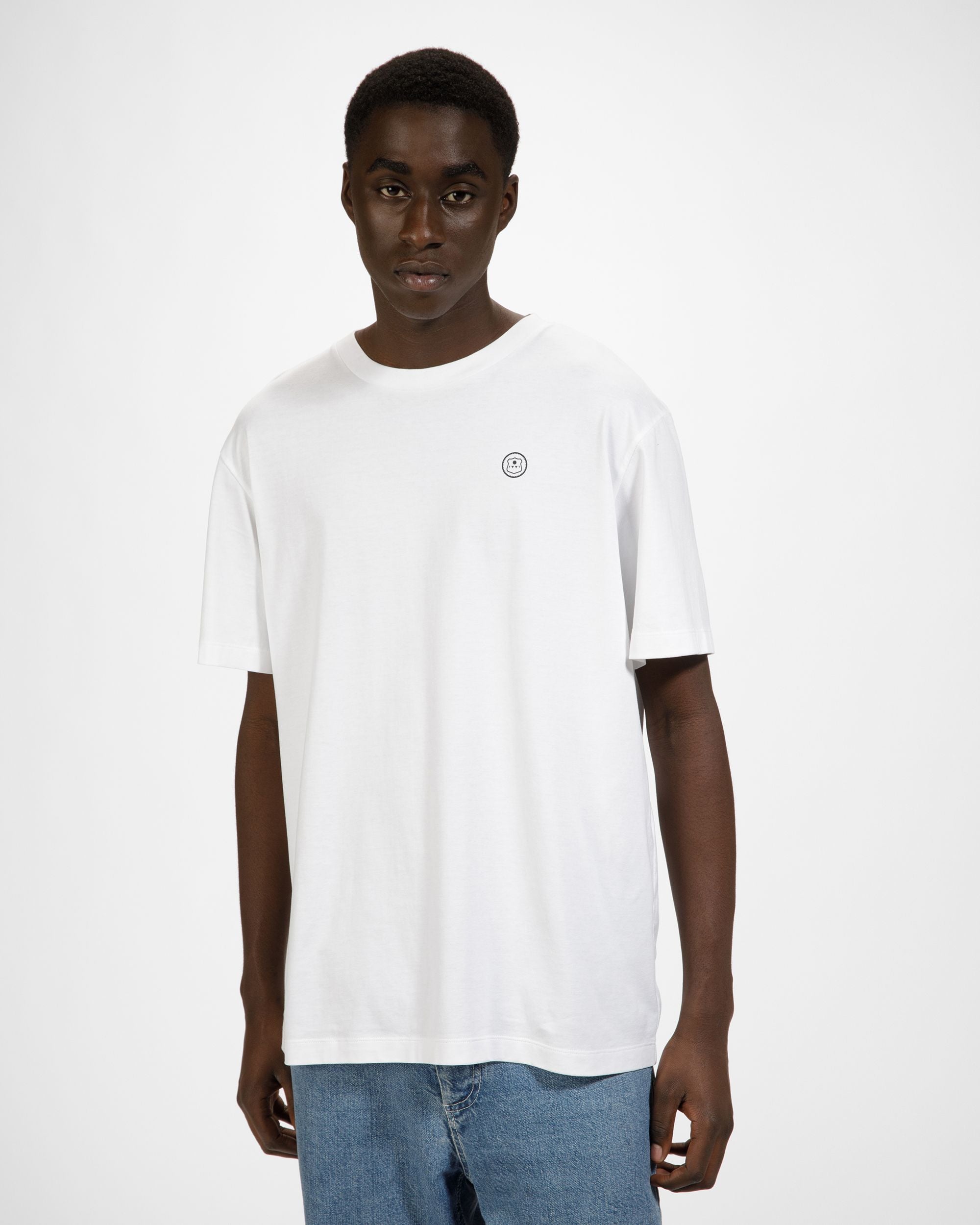 T-Shirt Mit Bally-Stempellogo Baumwoll-T-Shirt In Weiß - Herren - Bally - 03