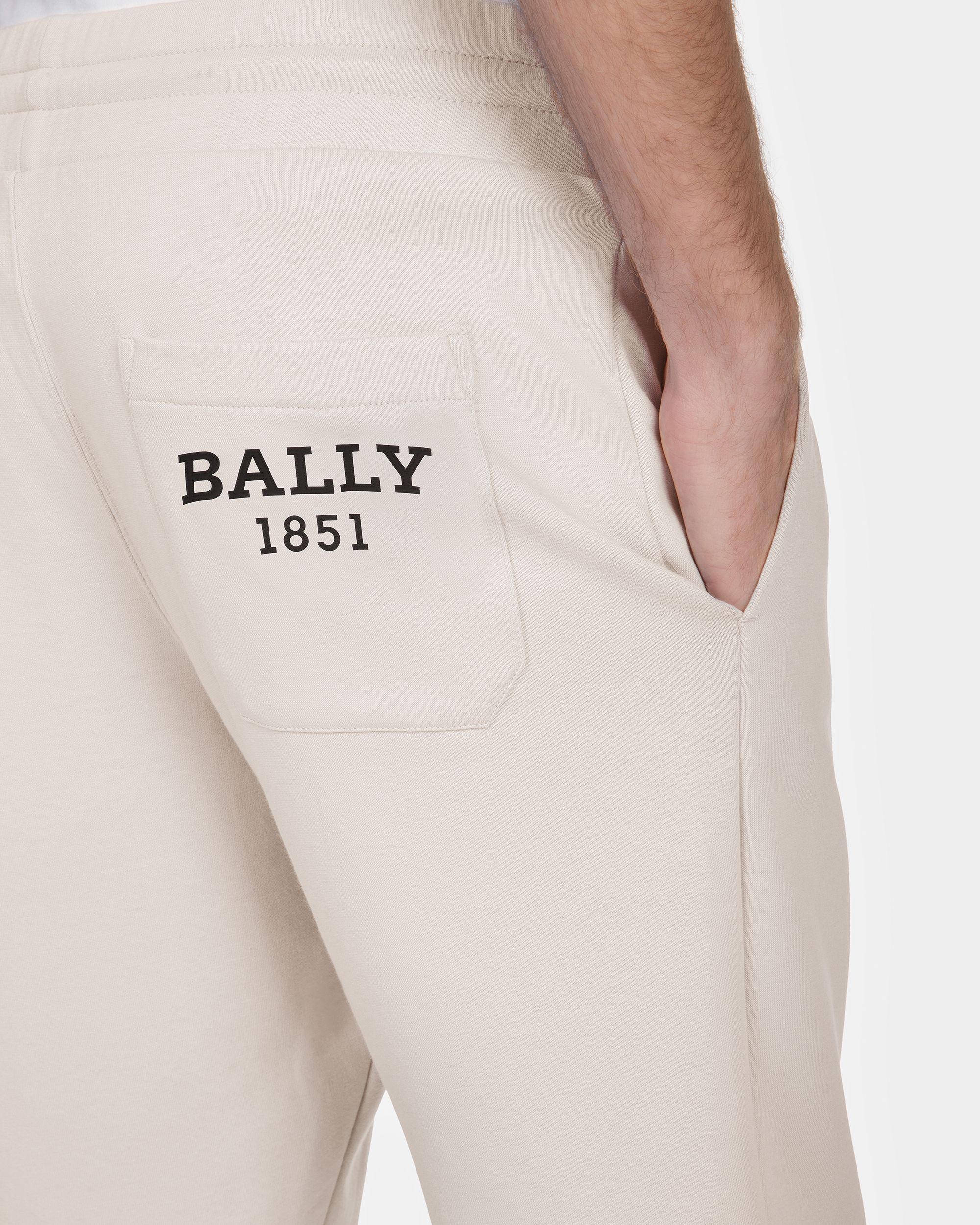 Baumwoll-Sweathose Baumwoll-Sweathose In Grau Und Schwarz - Herren - Bally - 04