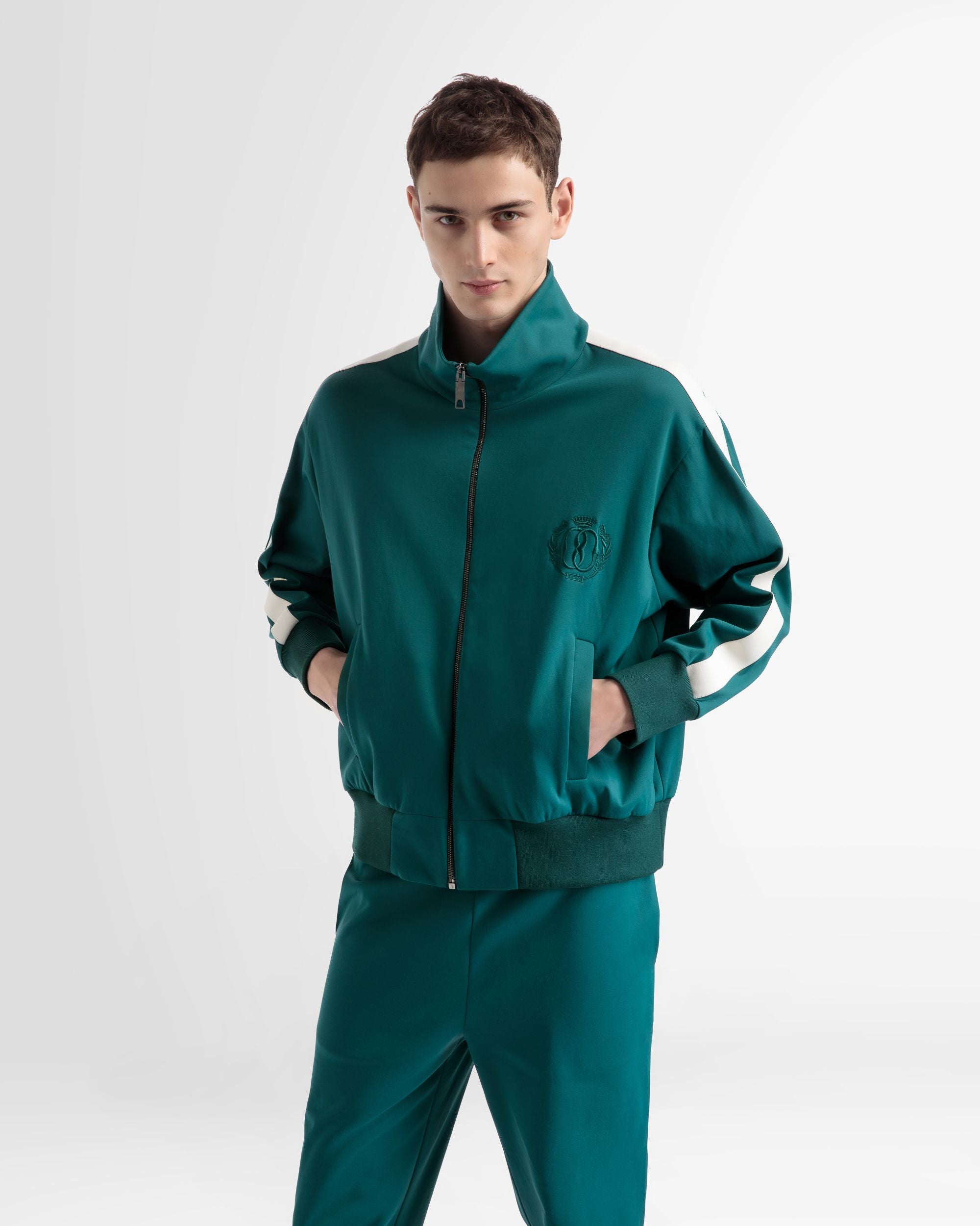 Sportjacke Aus Grünem Baumwollgemisch - Herren - Bally - 02
