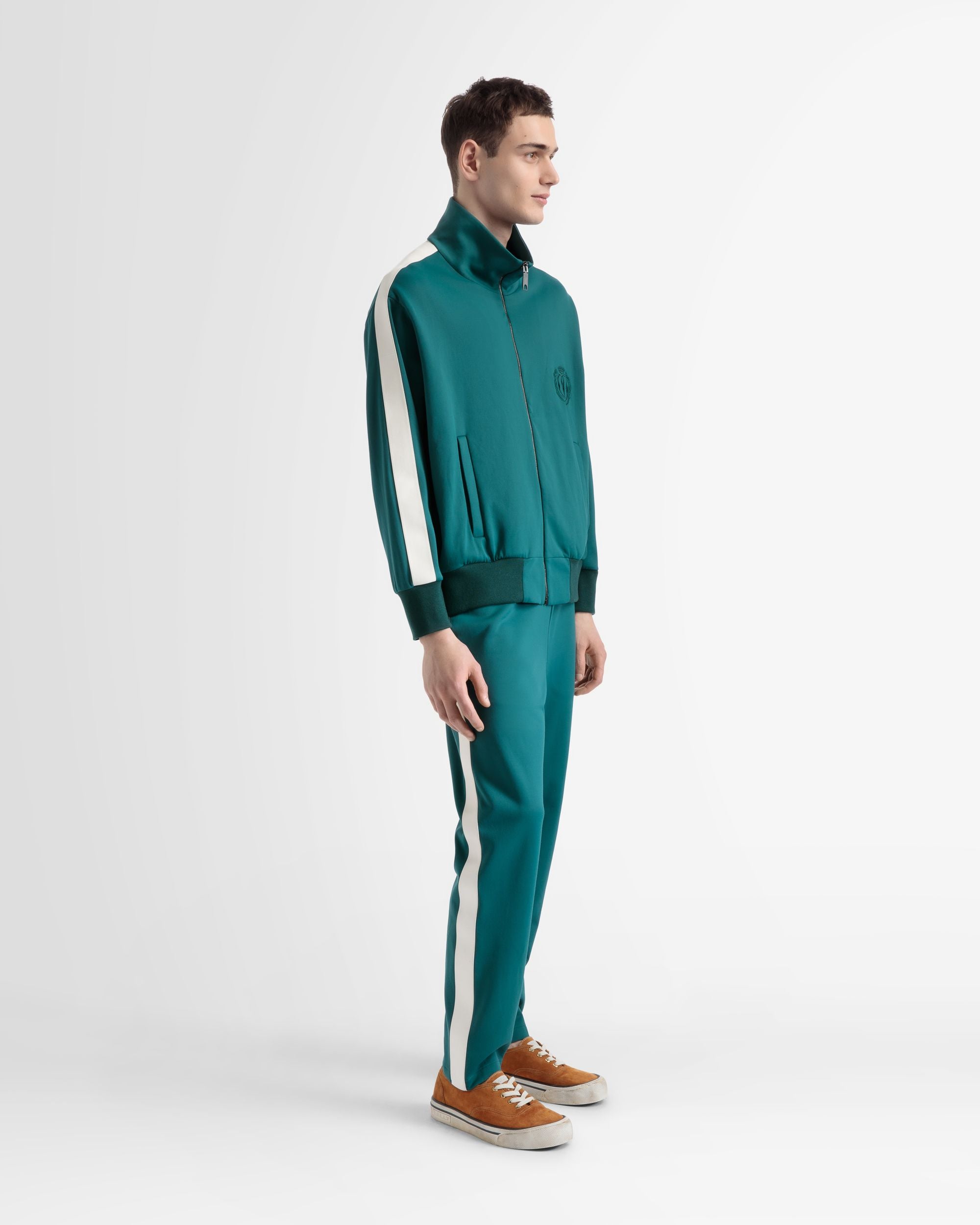 Sportjacke Aus Grünem Baumwollgemisch - Herren - Bally - 04