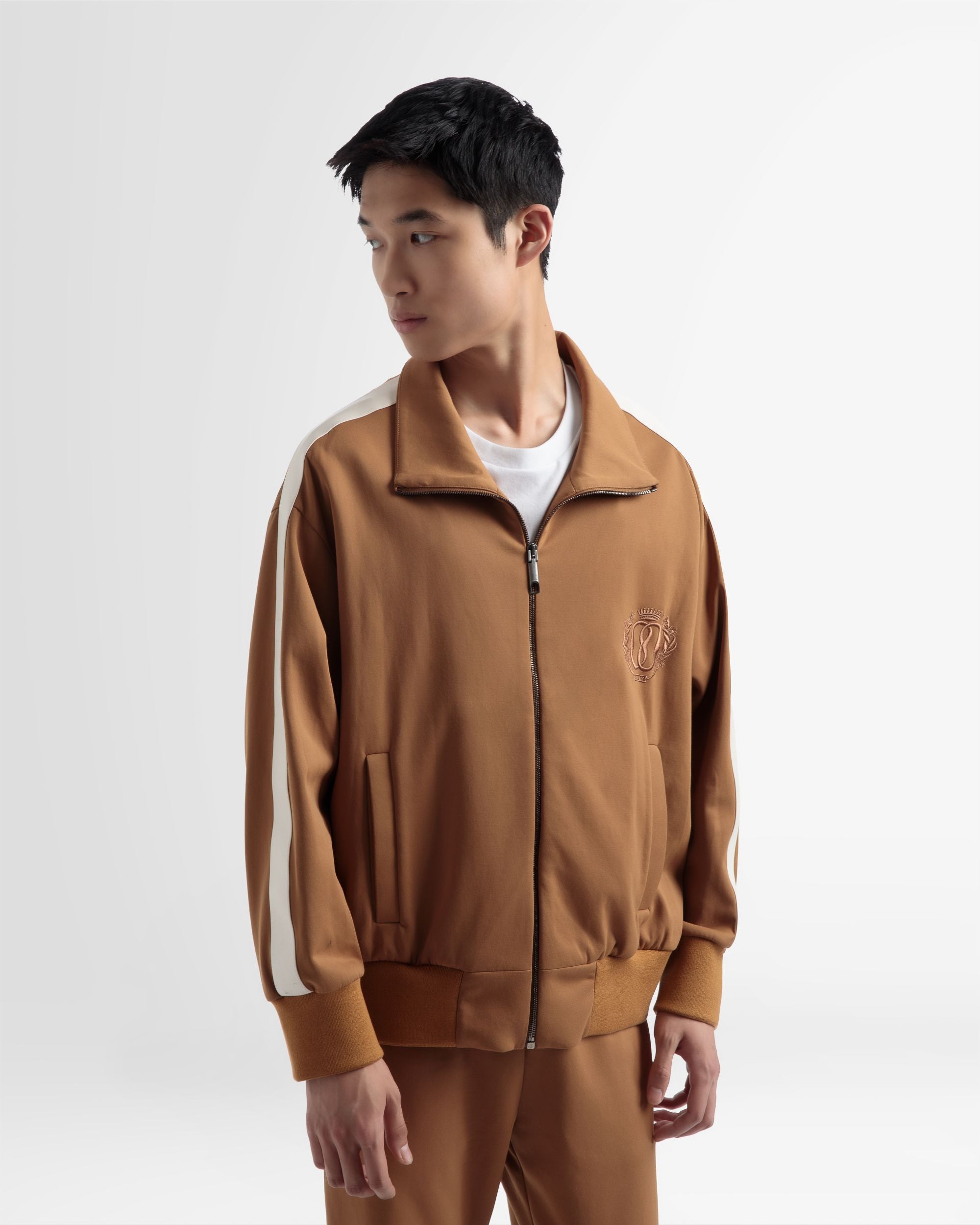 Sportjacke Aus Beigem Baumwollgemisch - Herren - Bally - 03