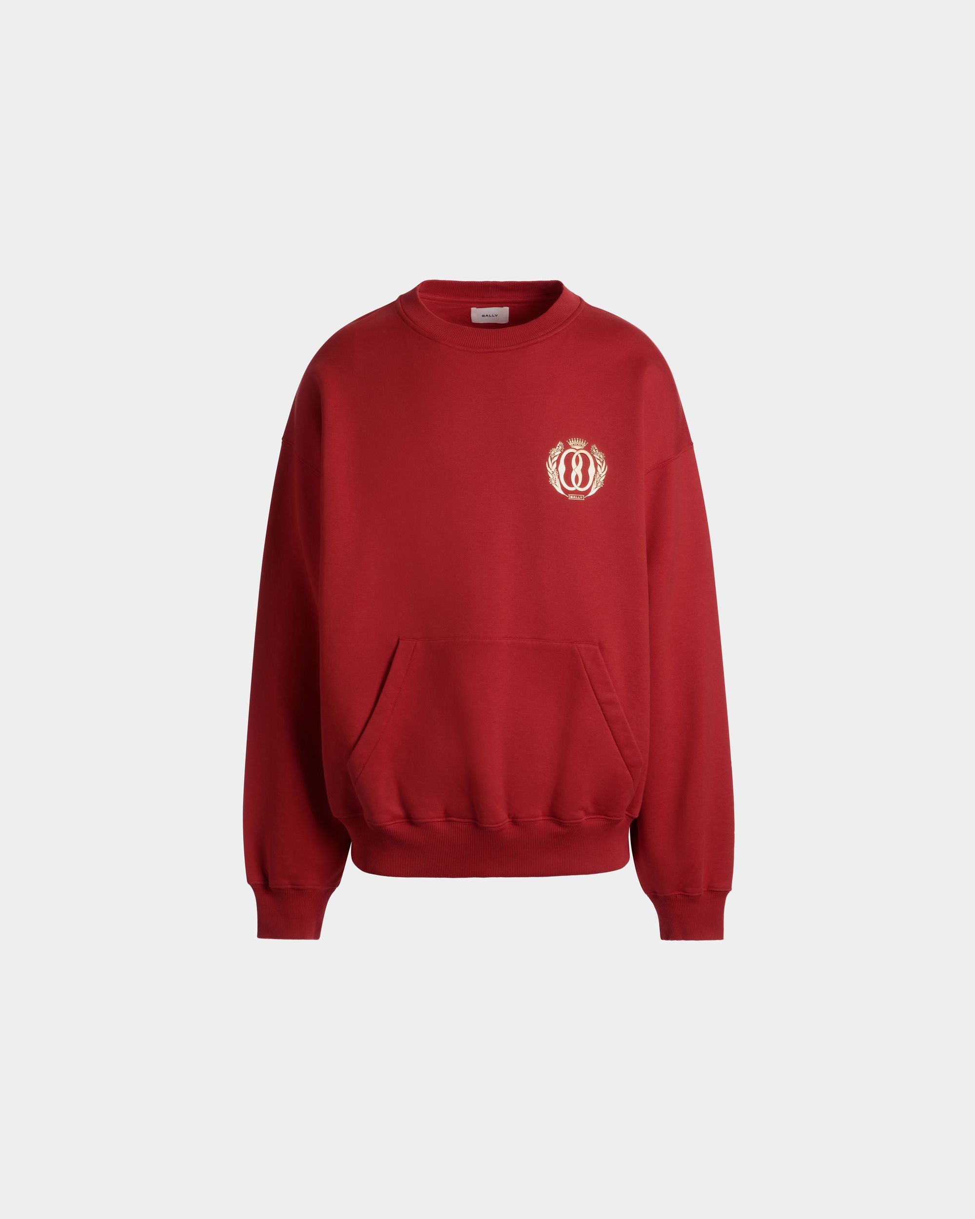 Sweatshirt Aus Roter Baumwolle - Herren - Bally - 01