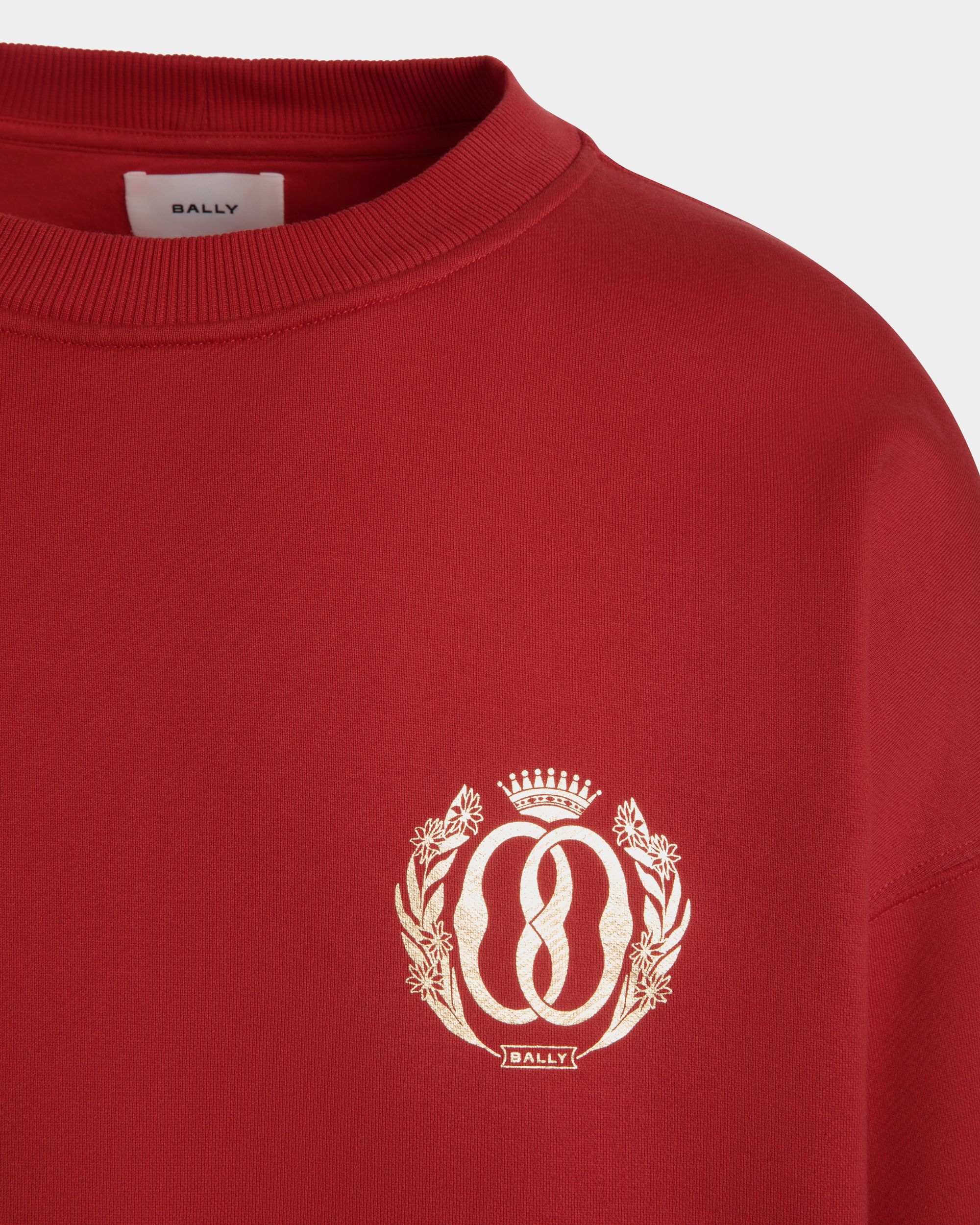 Sweatshirt Aus Roter Baumwolle - Herren - Bally - 02