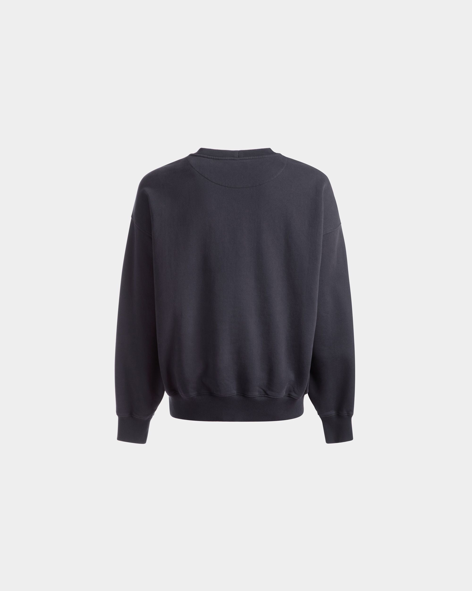 Sweatshirt mit Tasche Aus Baumwolle in Mitternachtsblau - Herren - Bally - 07