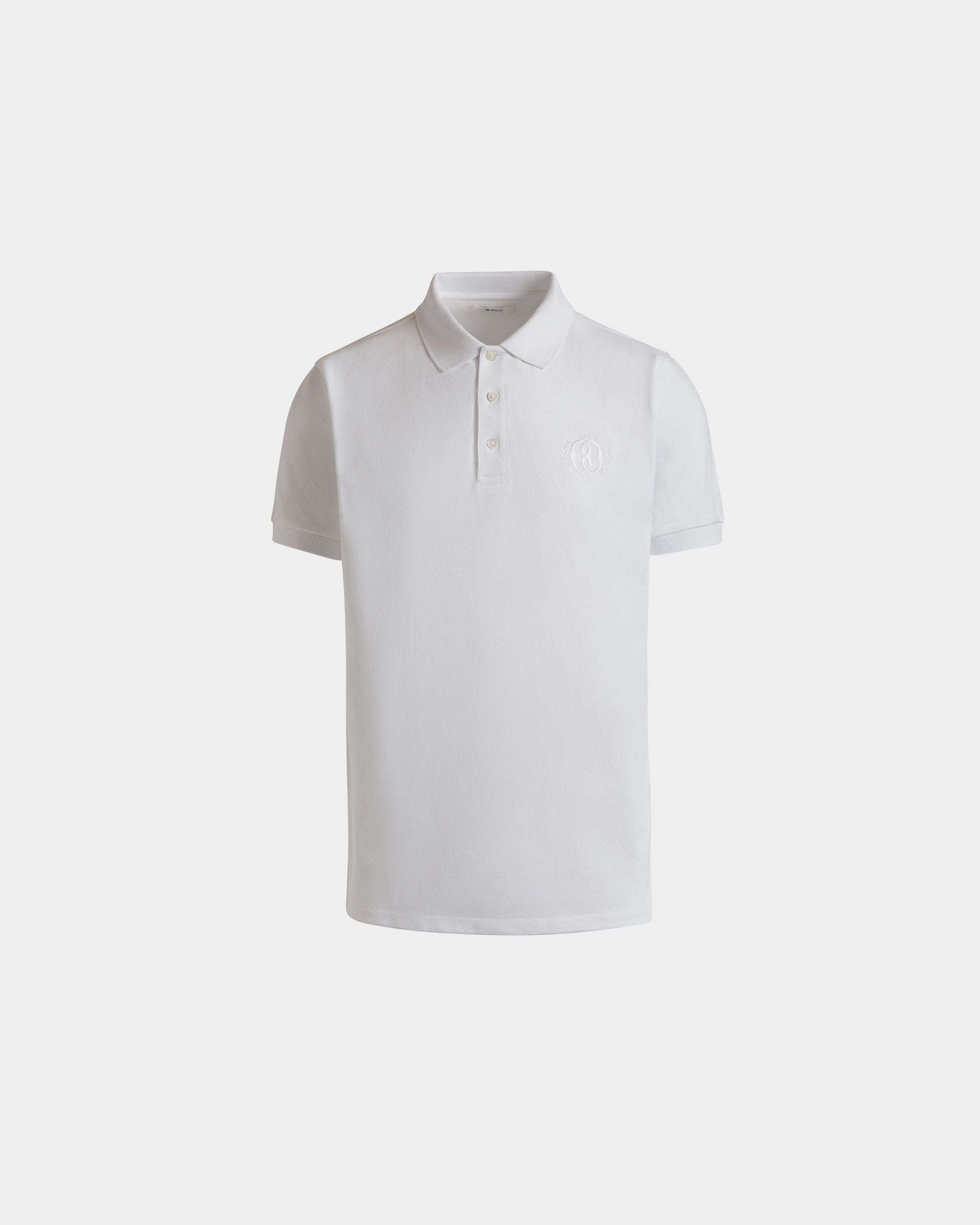 Poloshirt Aus Baumwolle In Weiß - Herren - Bally - 01