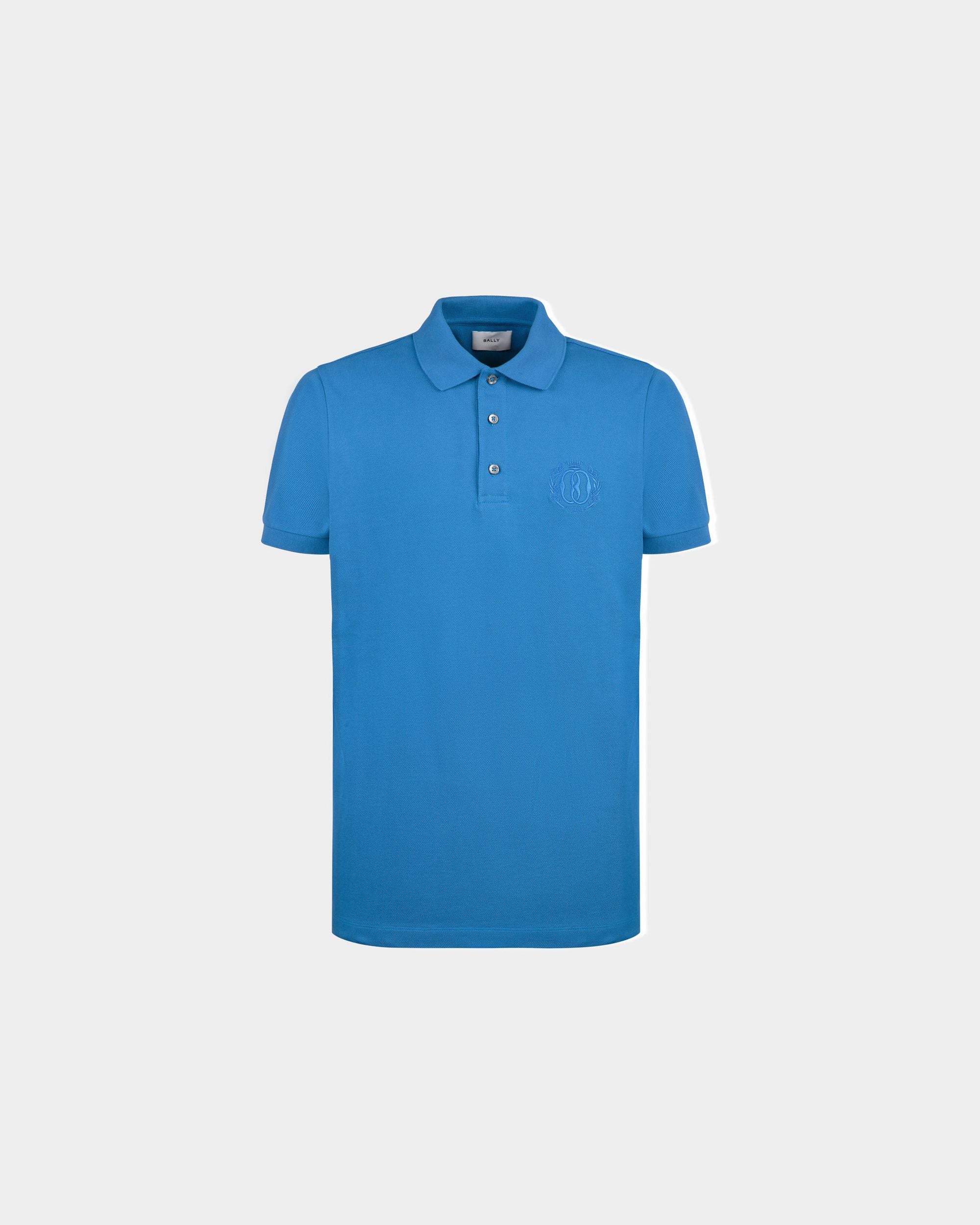 Poloshirt Aus Blauer Baumwolle - Herren - Bally - 01