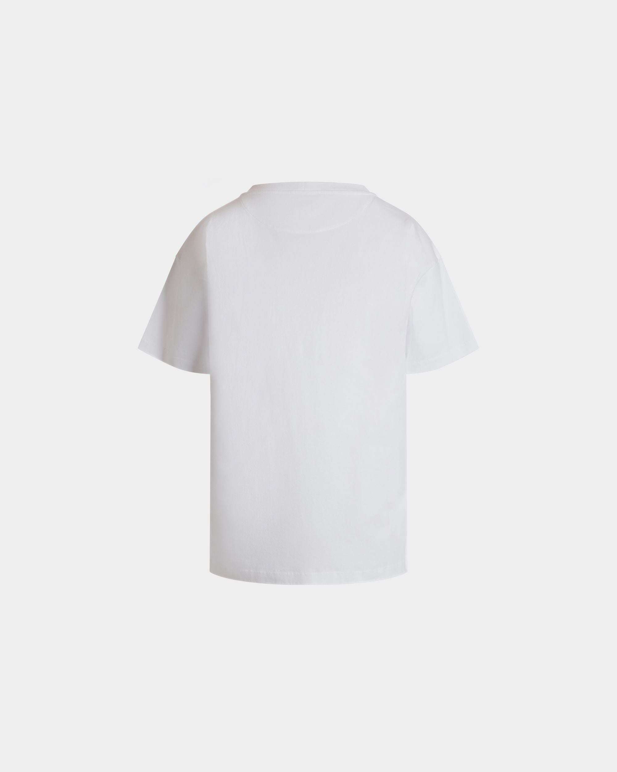 T-Shirt Aus Baumwolle In Weiß - Herren - Bally - 03