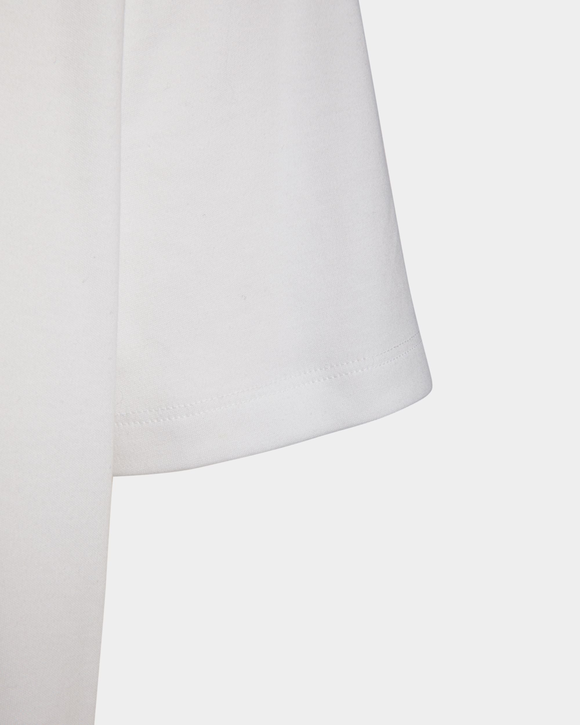 T-Shirt Aus Baumwolle In Weiß Aus Der Adrien Brody Travel-Kollektion - Herren - Bally - 06